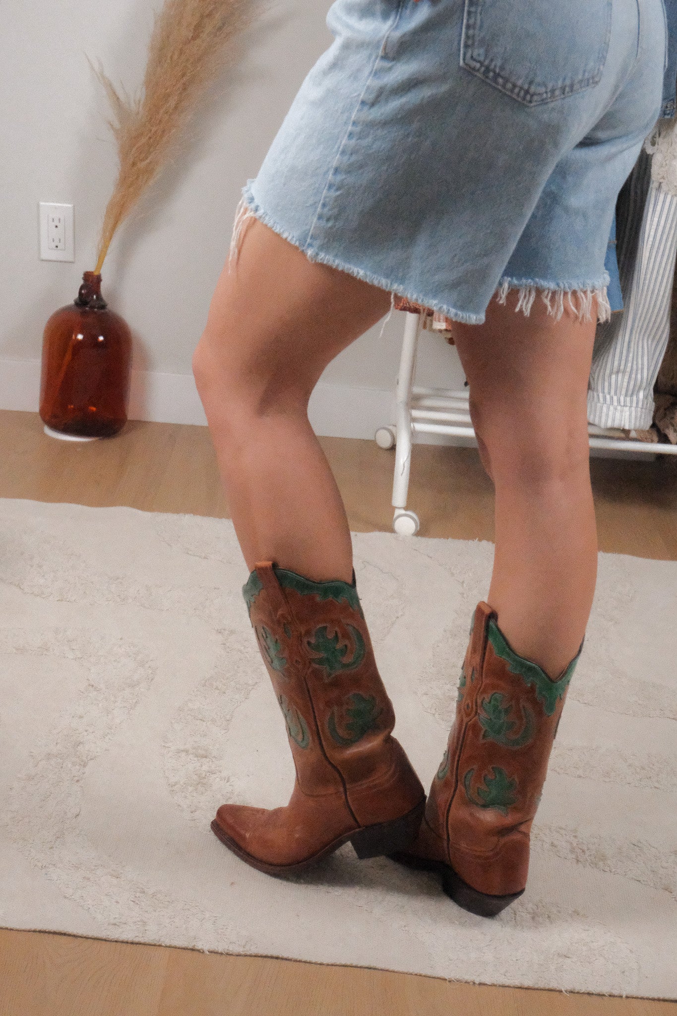 Made in Canada x Boulet x Leather Cowboy Boots (8.5)