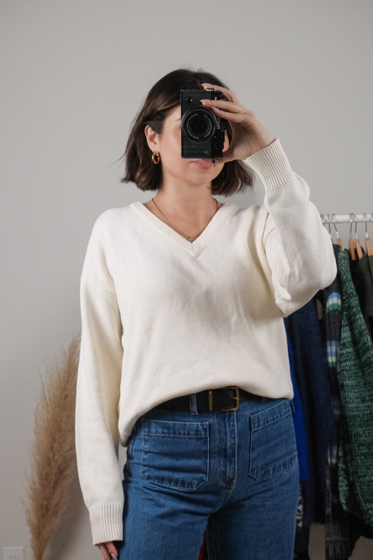 Vintage x Cotton V-Neck (M)