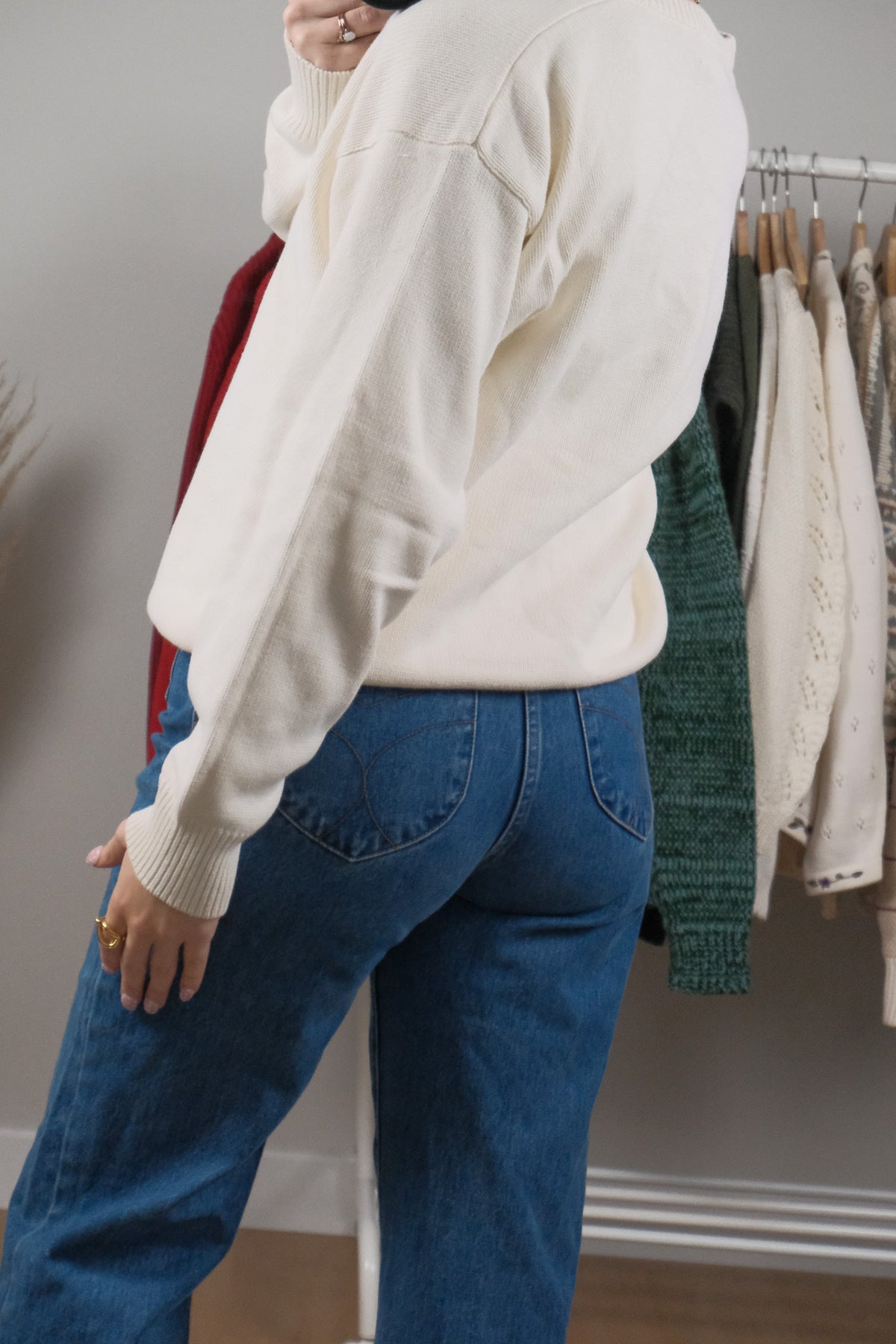 Vintage x Cotton V-Neck (M)
