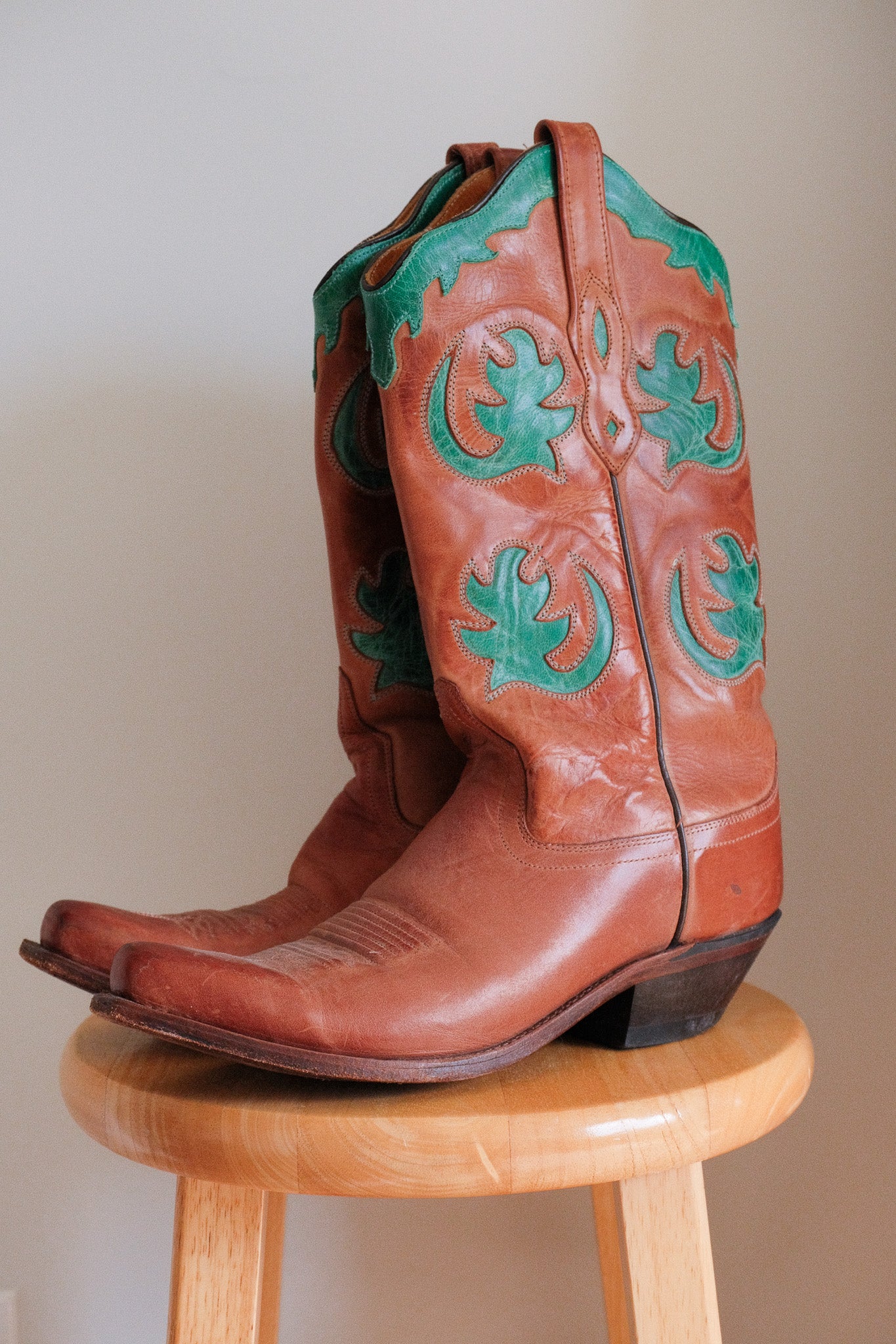 Made in Canada x Boulet x Leather Cowboy Boots (8.5)