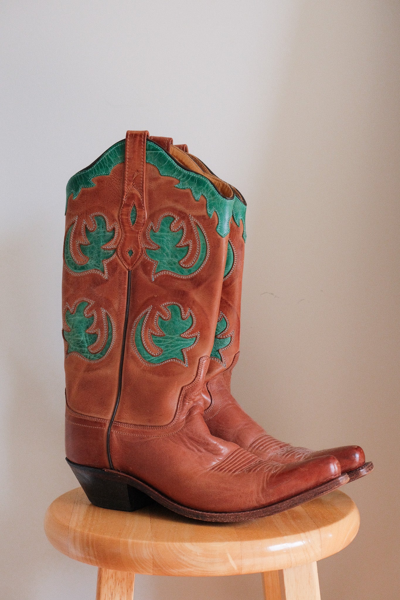 Made in Canada x Boulet x Leather Cowboy Boots (8.5)