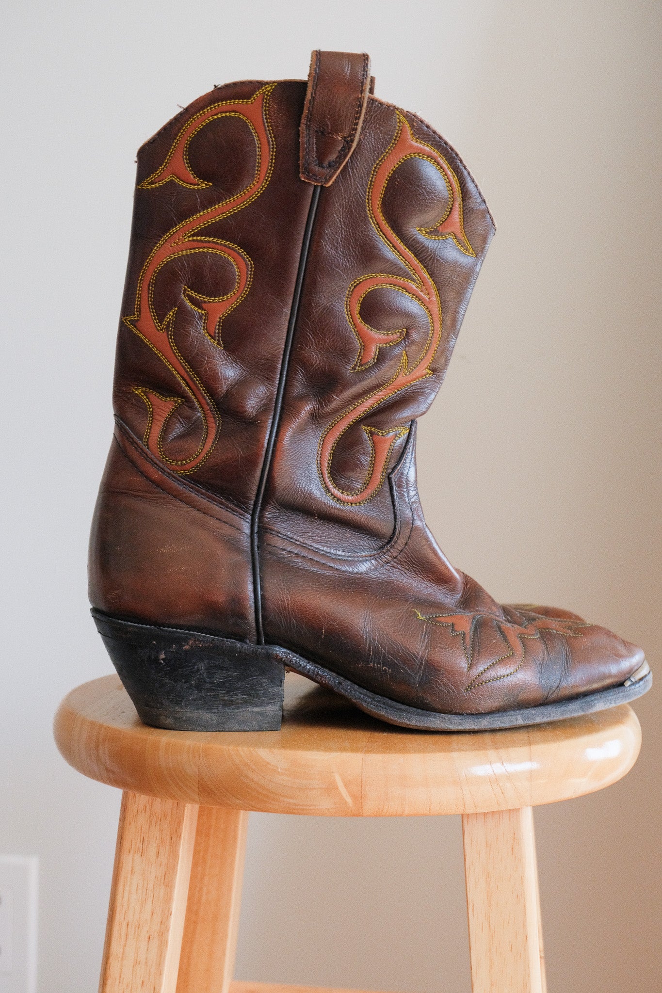 Made in Canada x Boulet x Leather Cowboy Boots (9.5)