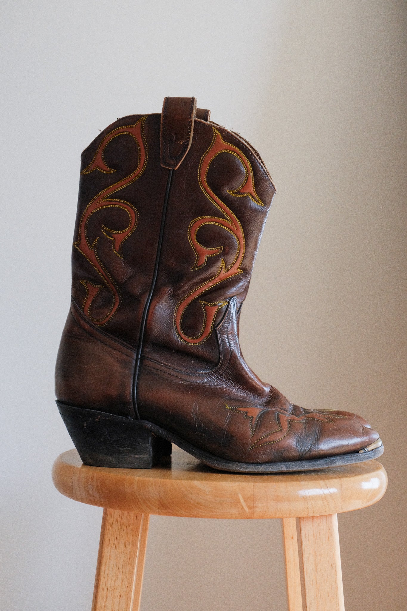 Made in Canada x Boulet x Leather Cowboy Boots (9.5)