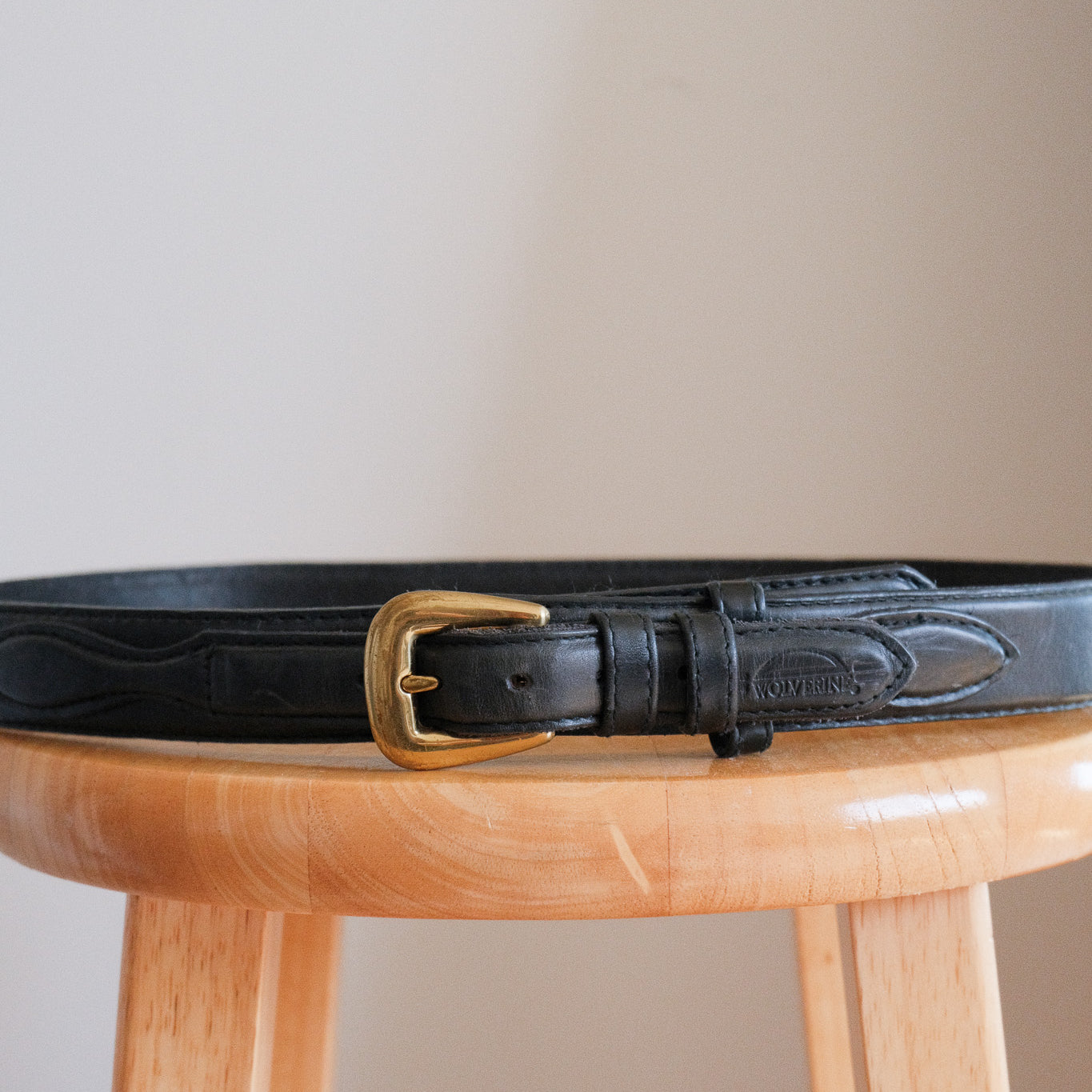 Vintage x Leather Belt (S/M)