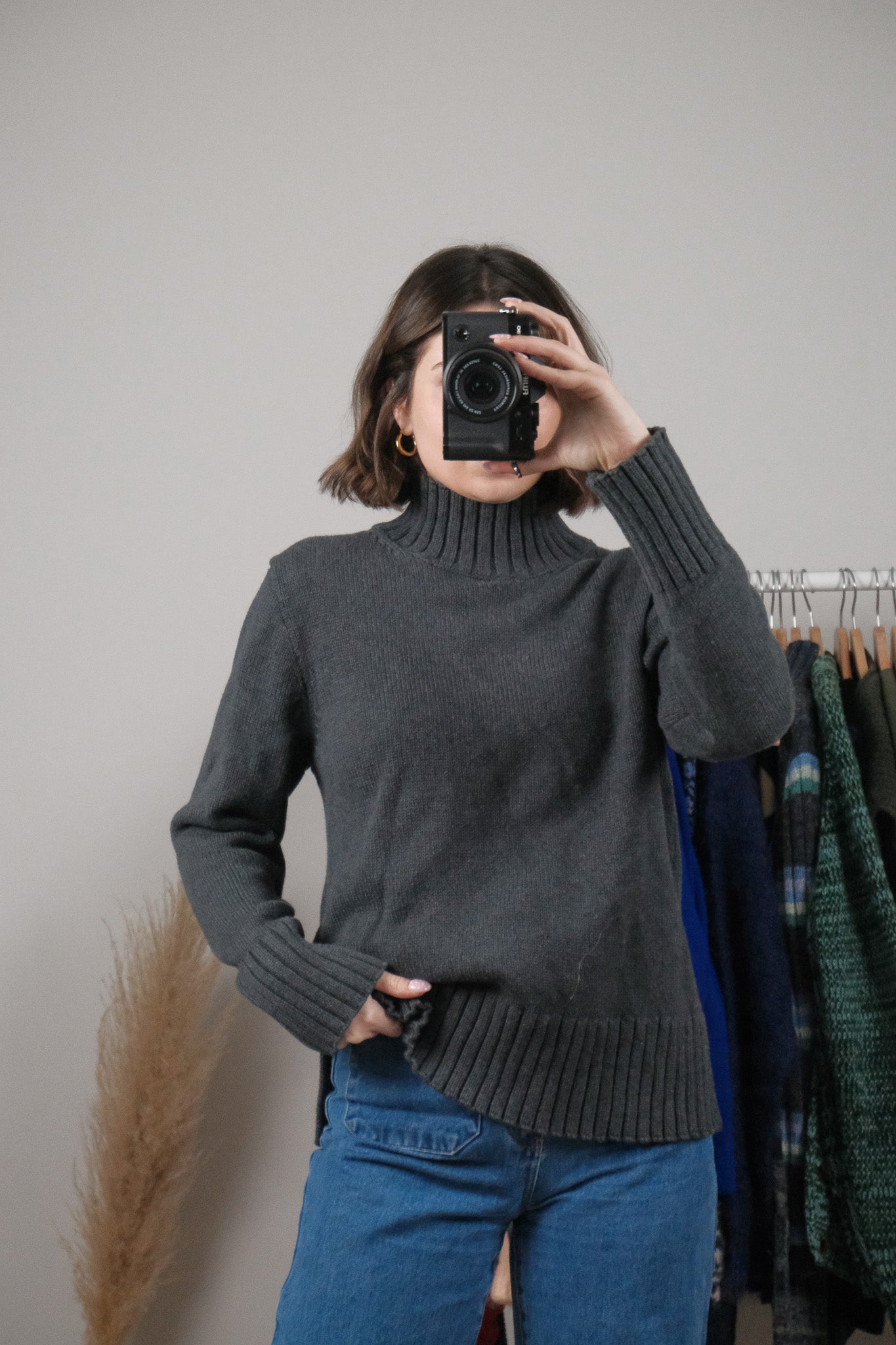 Modern x J.Crew Cotton Mock Neck (S)