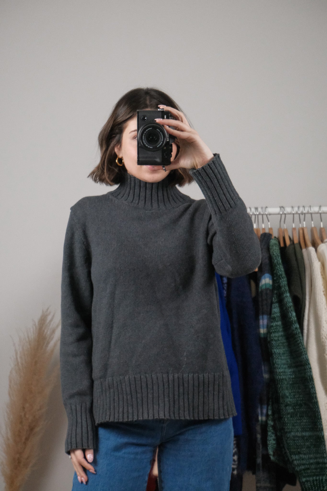 Modern x J.Crew Cotton Mock Neck (S)