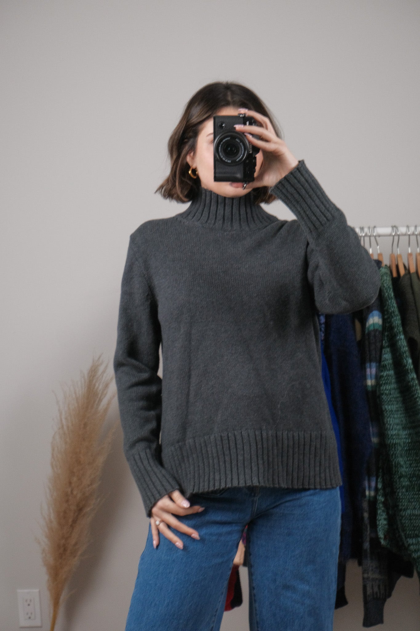 Modern x J.Crew Cotton Mock Neck (S)