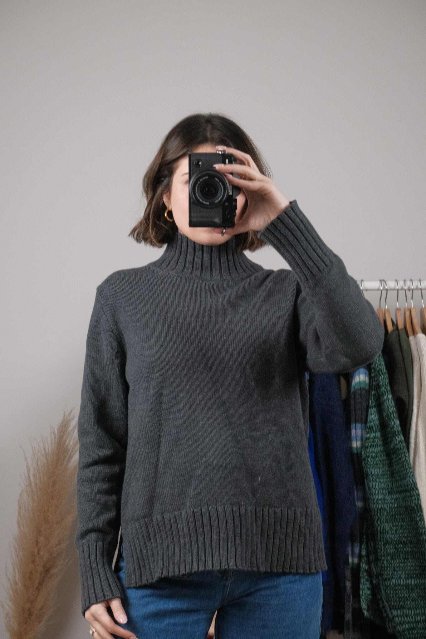 Modern x J.Crew Cotton Mock Neck (S)