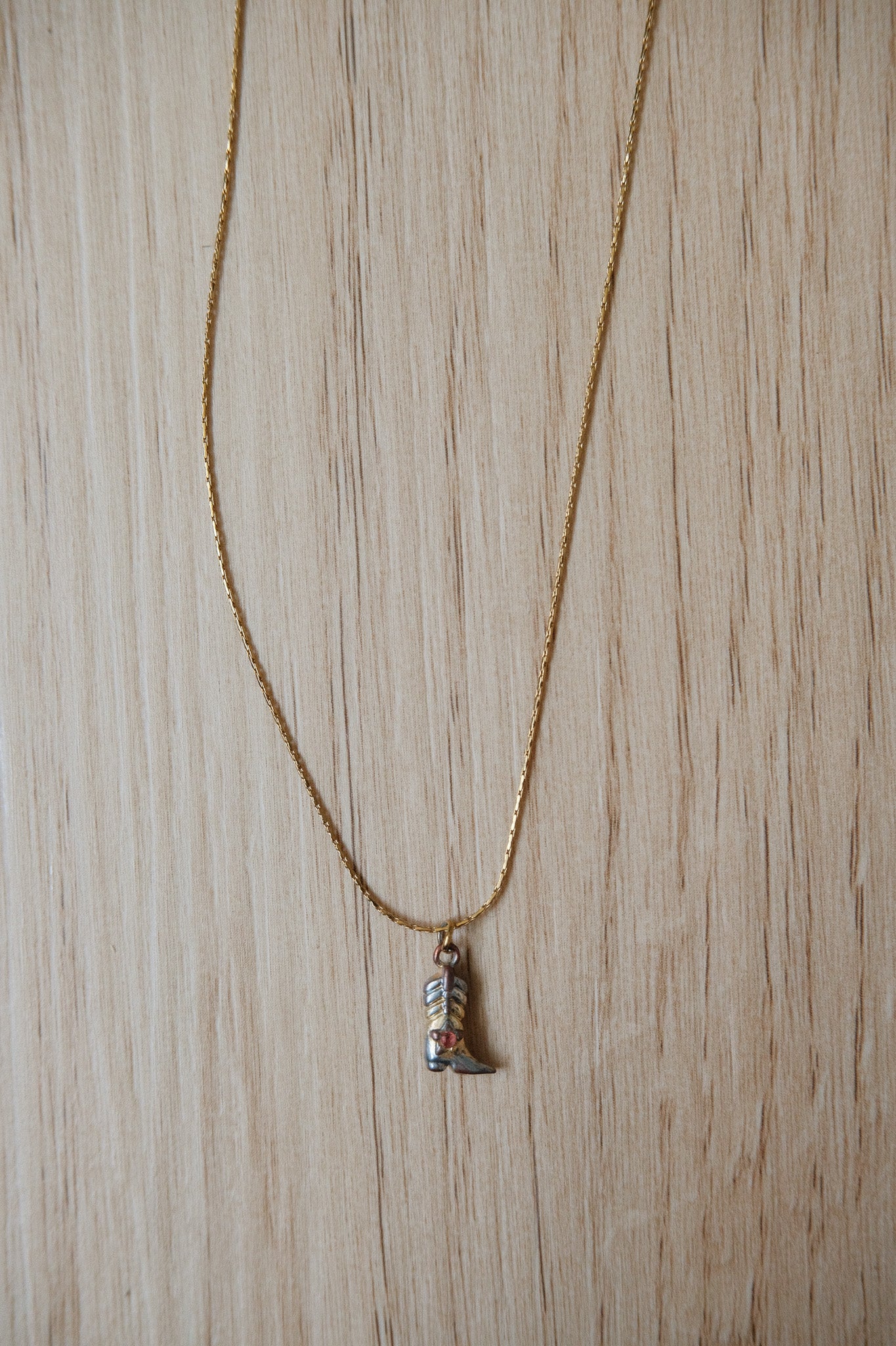 Cowboy Boot Necklace