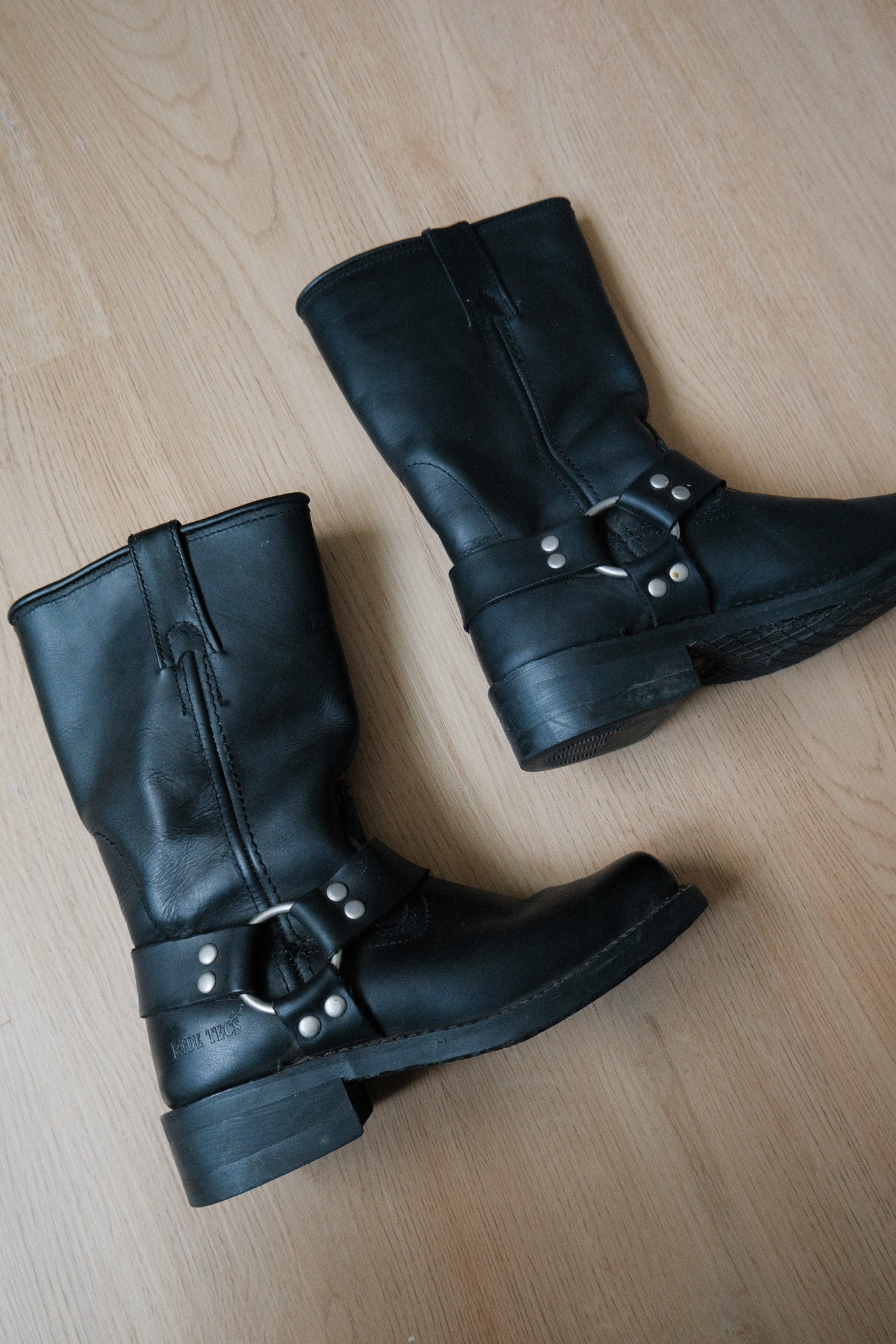 Vintage x Ride Tecs x Leather Moto Boots (7)
