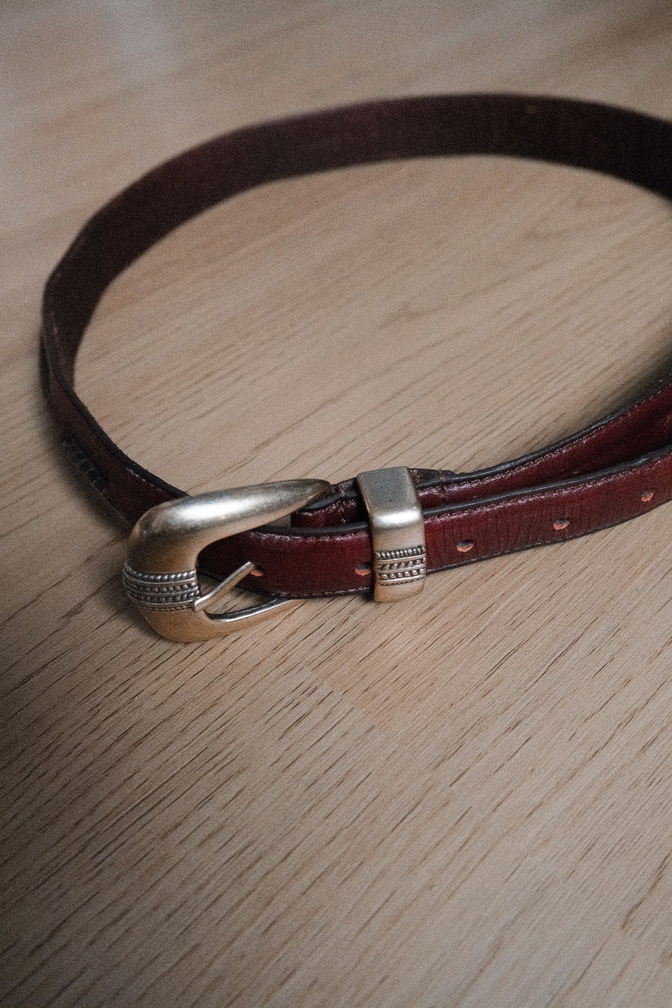 Vintage x Leather Belt (M/L)