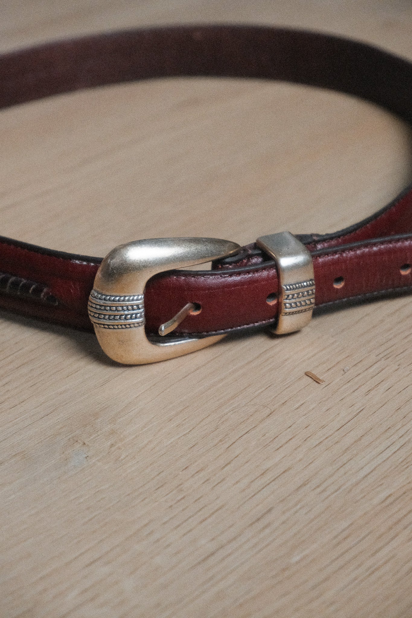 Vintage x Leather Belt (M/L)
