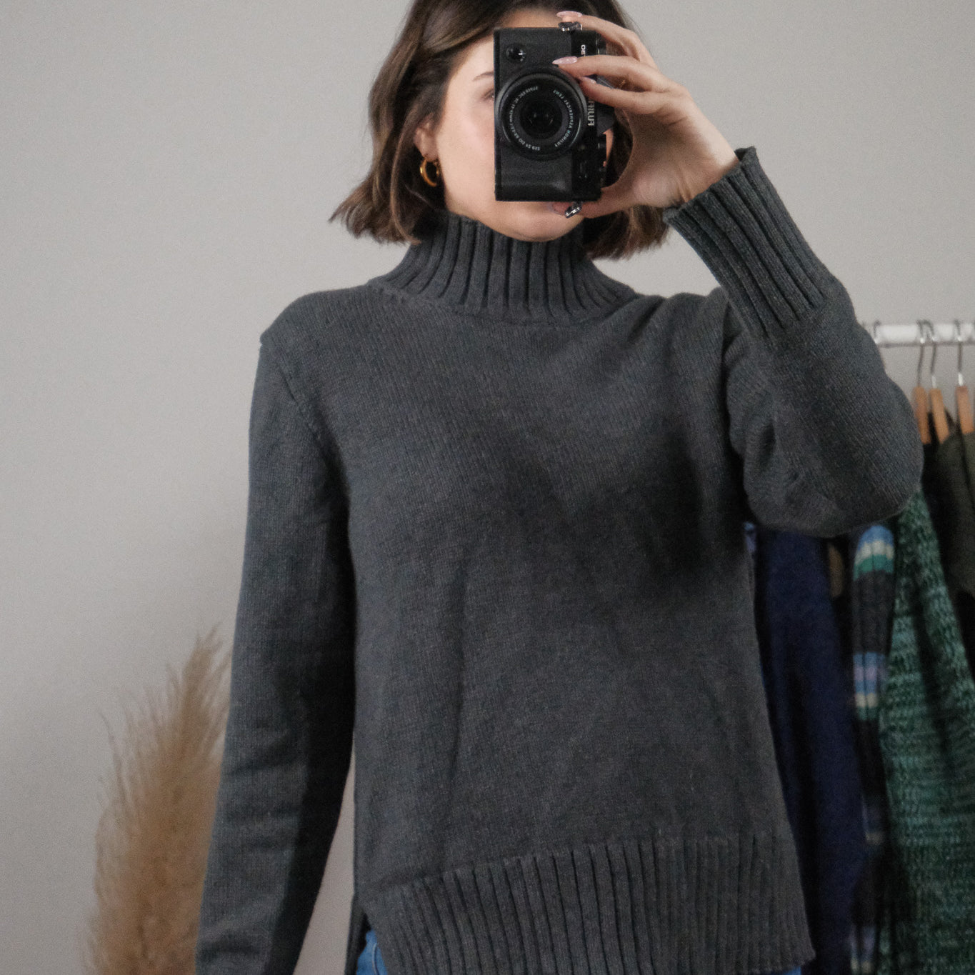 Modern x J.Crew Cotton Mock Neck (S)