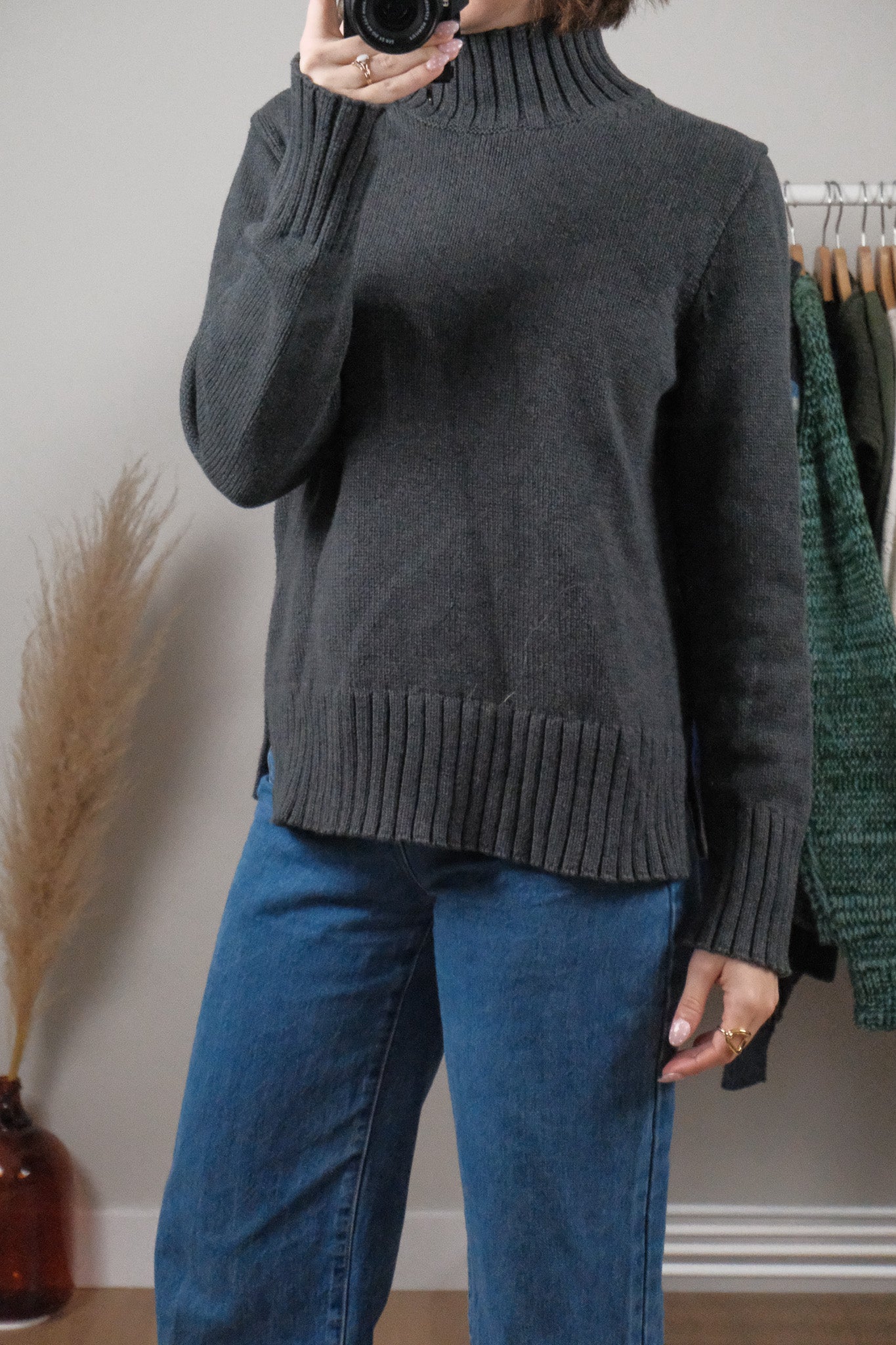 Modern x J.Crew Cotton Mock Neck (S)