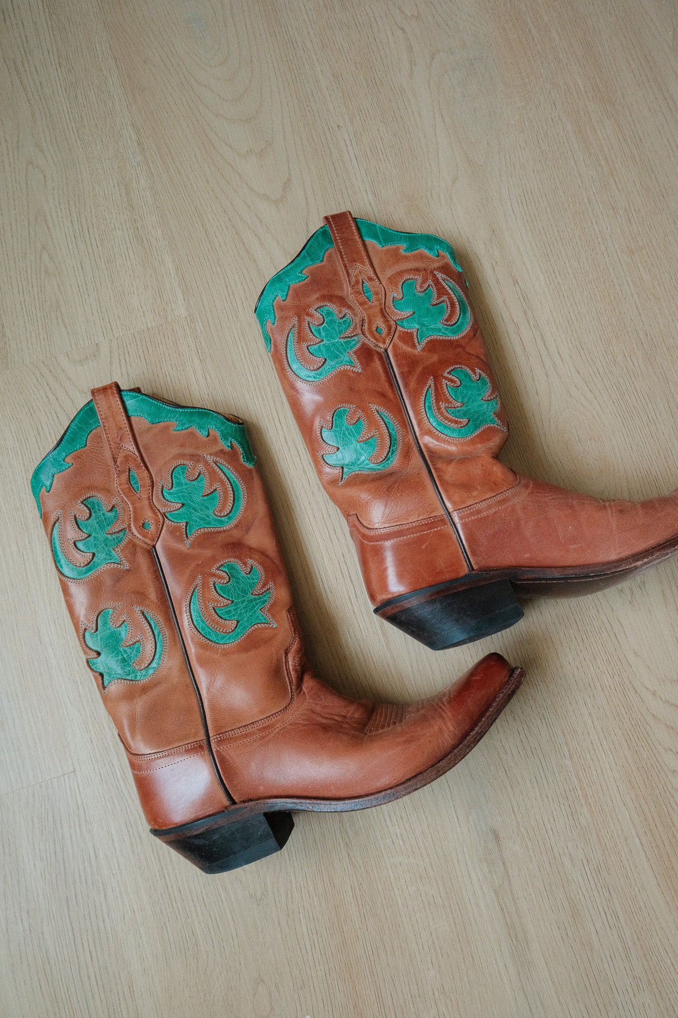 Made in Canada x Boulet x Leather Cowboy Boots (8.5)