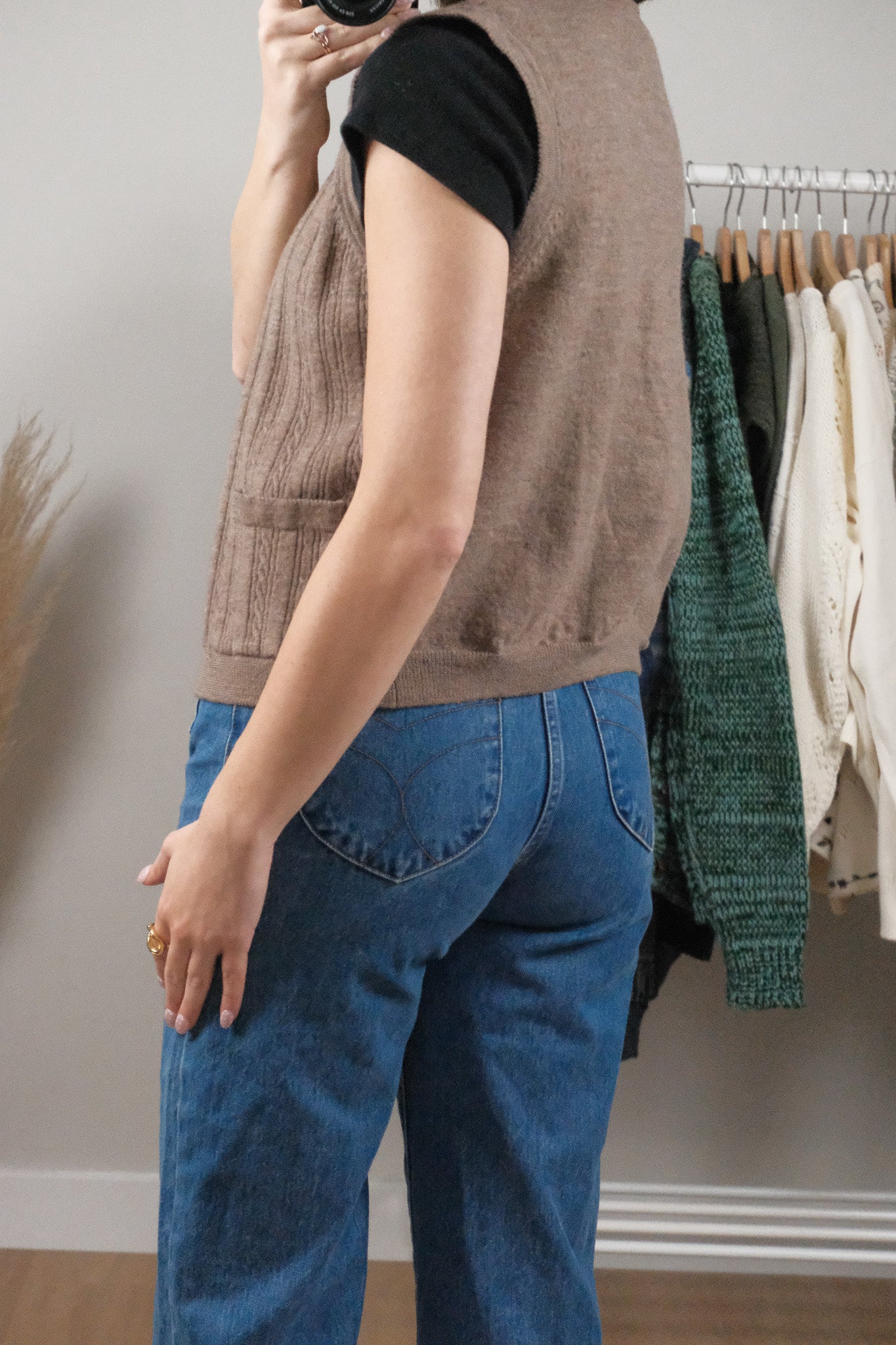 Vintage x Wool Textured Vest (M)