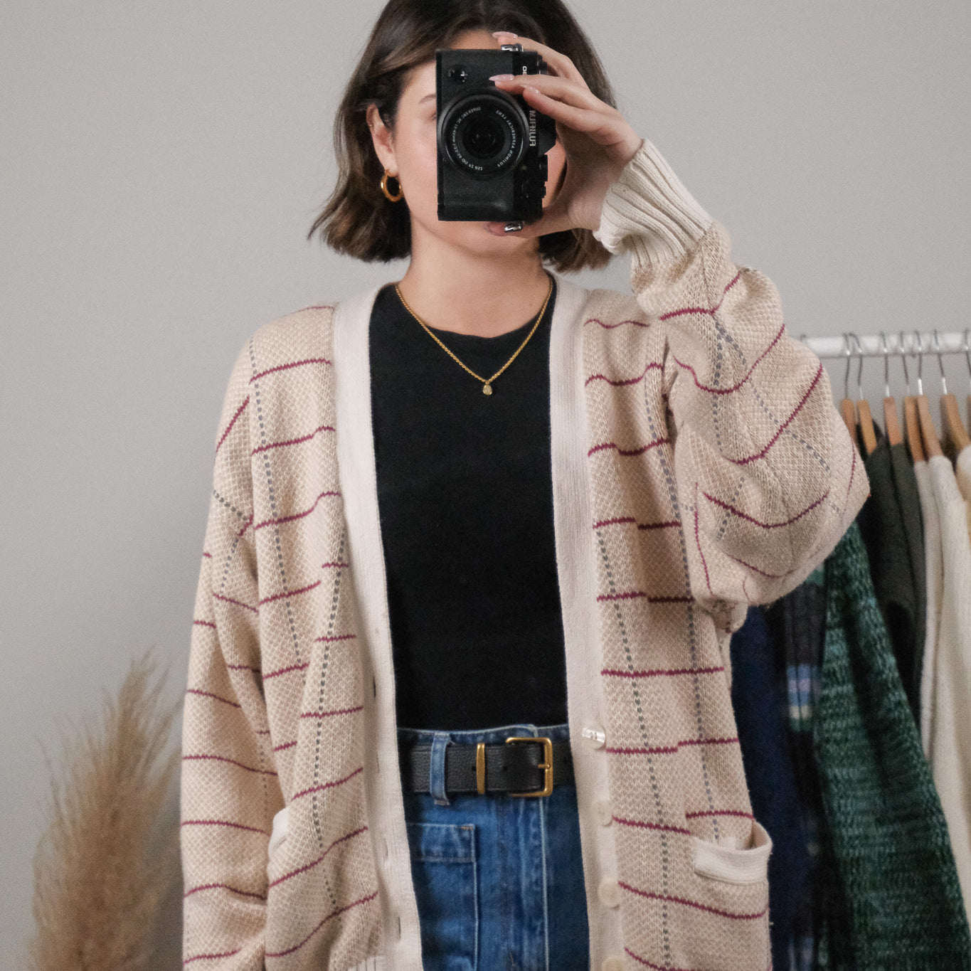 Made in Canada x Vintage x Cotton Cardigan (S)