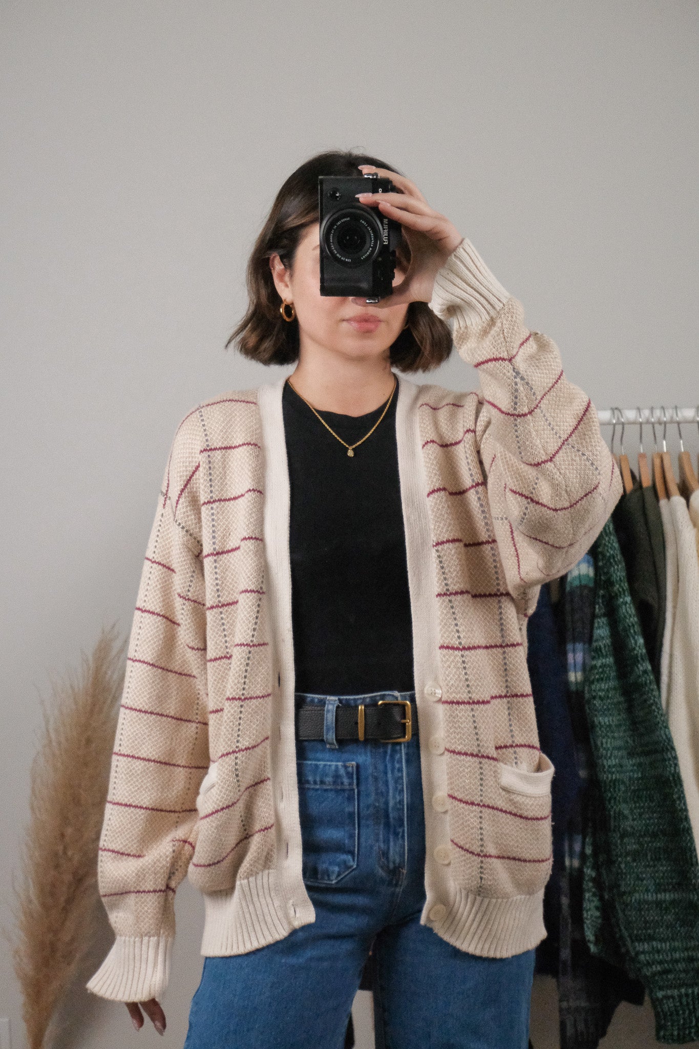 Made in Canada x Vintage x Cotton Cardigan (S)