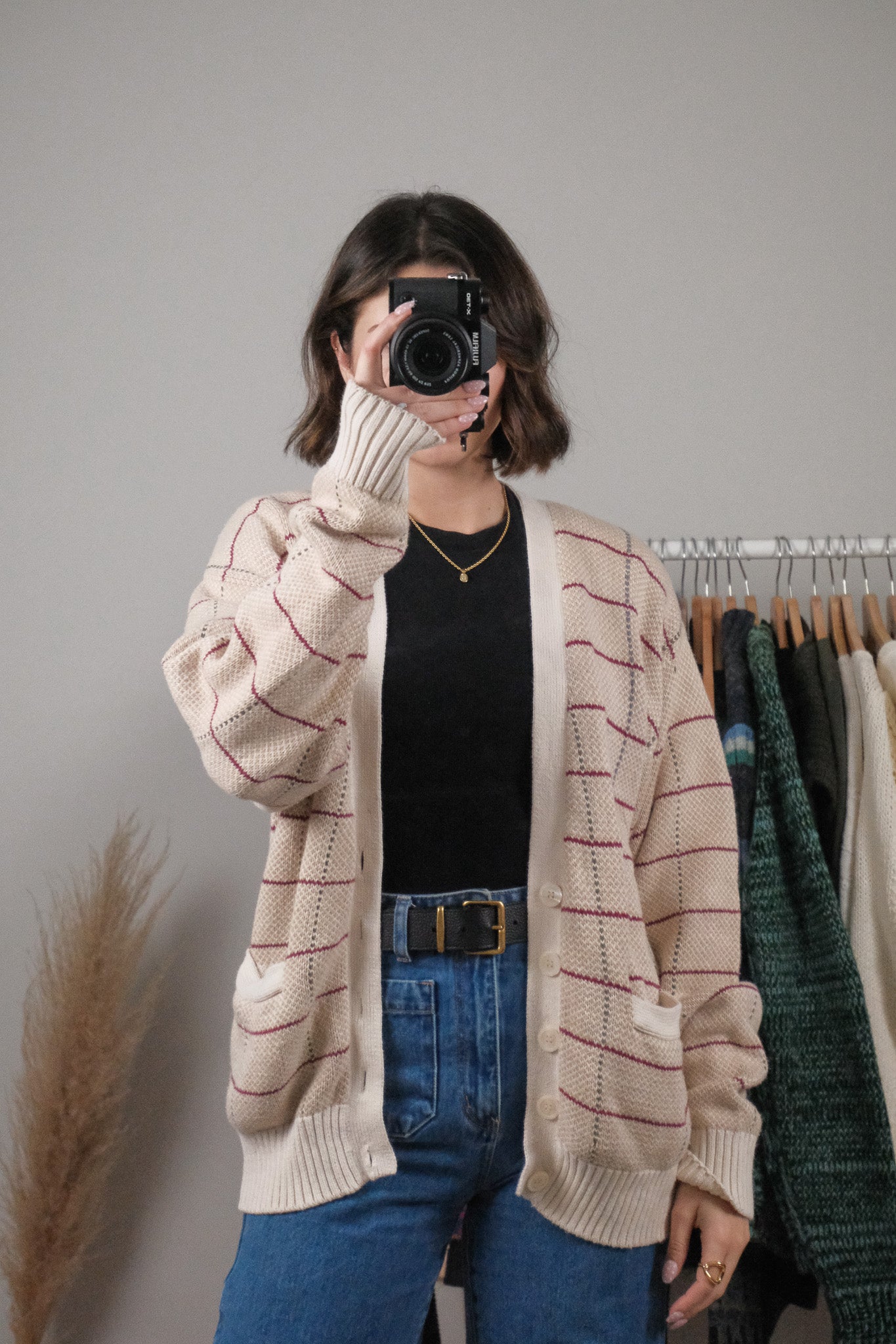 Made in Canada x Vintage x Cotton Cardigan (S)