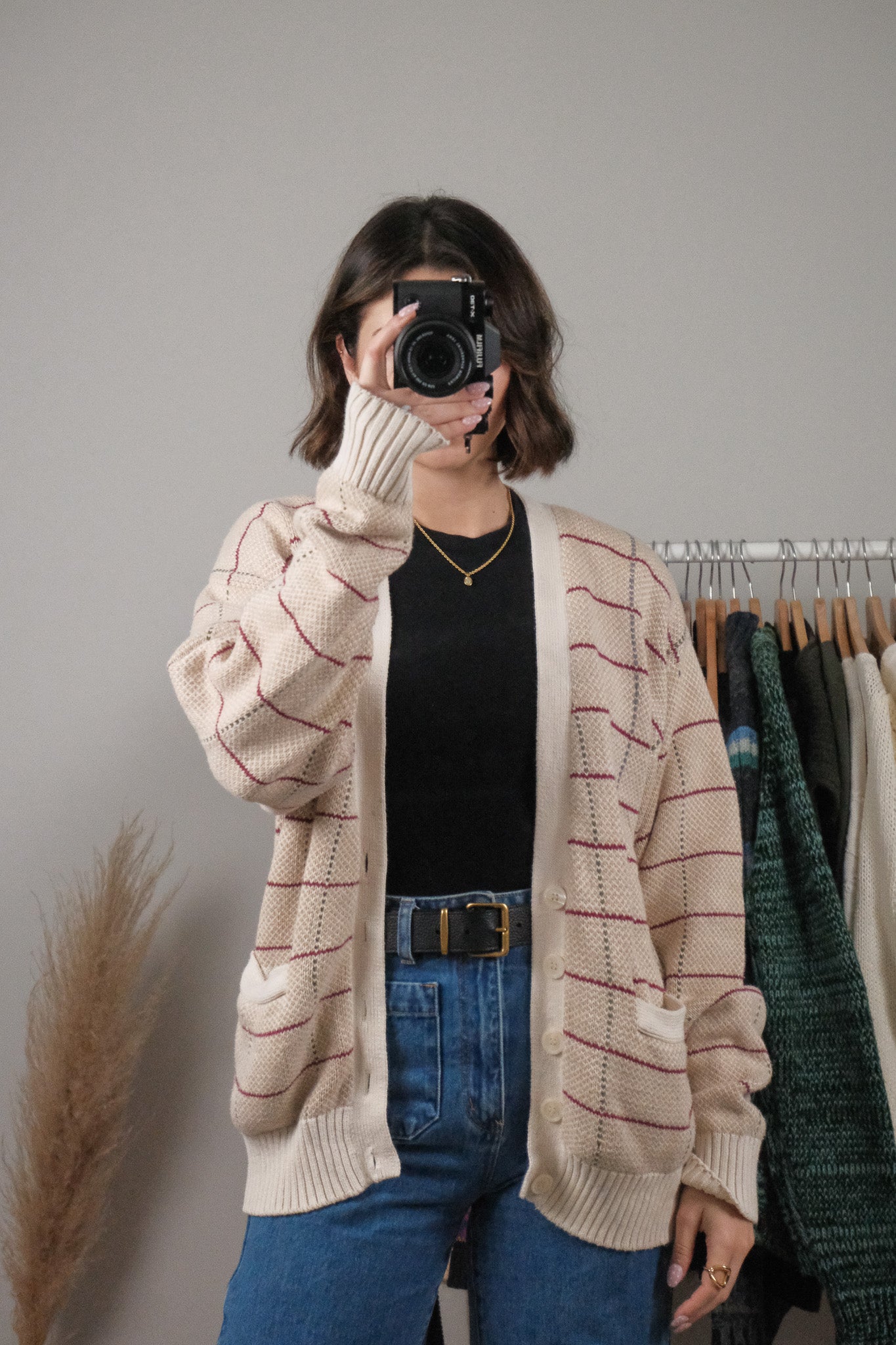 Made in Canada x Vintage x Cotton Cardigan (S)