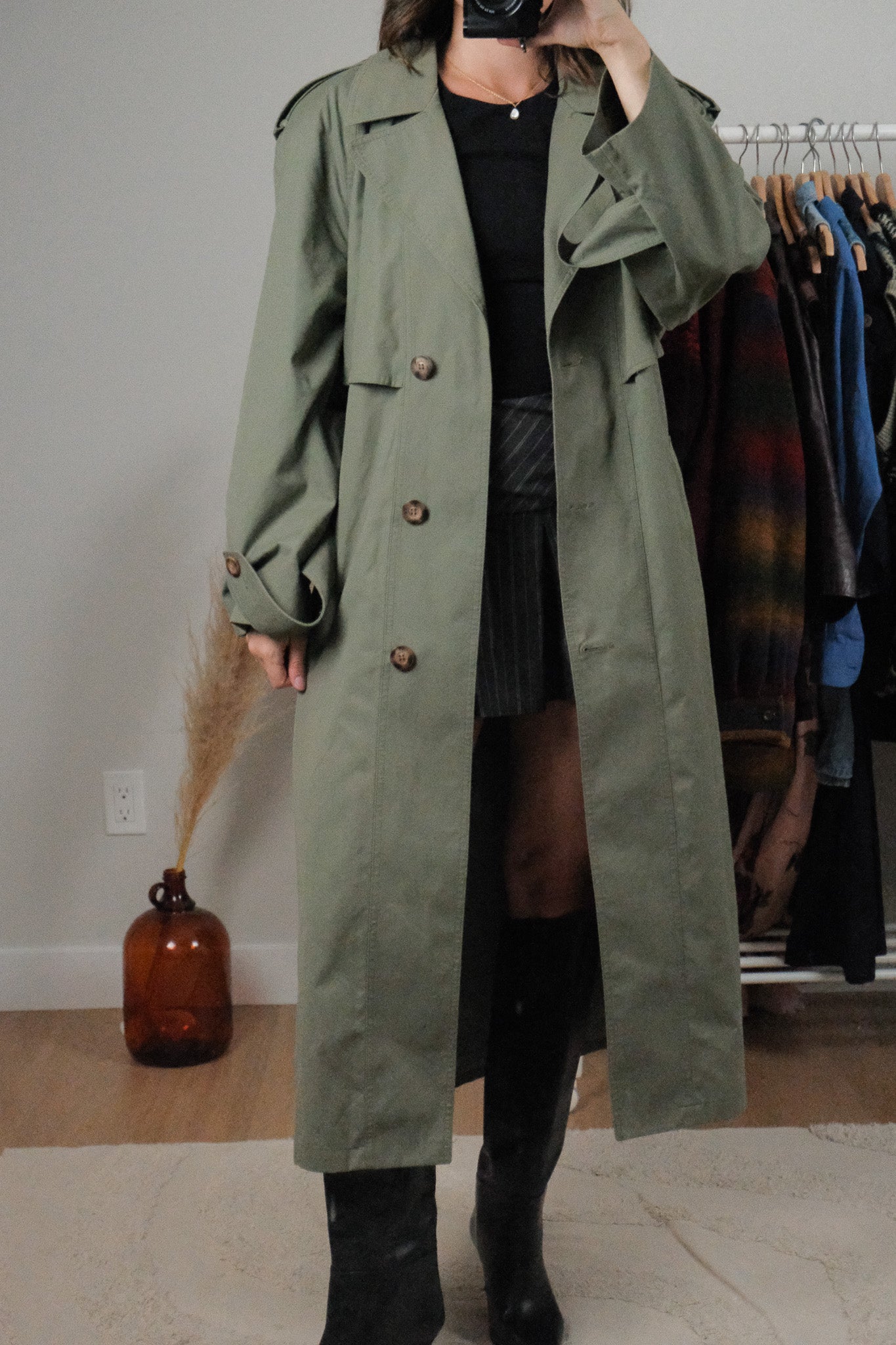 Vintage x London Fog Trench Coat (10-14)
