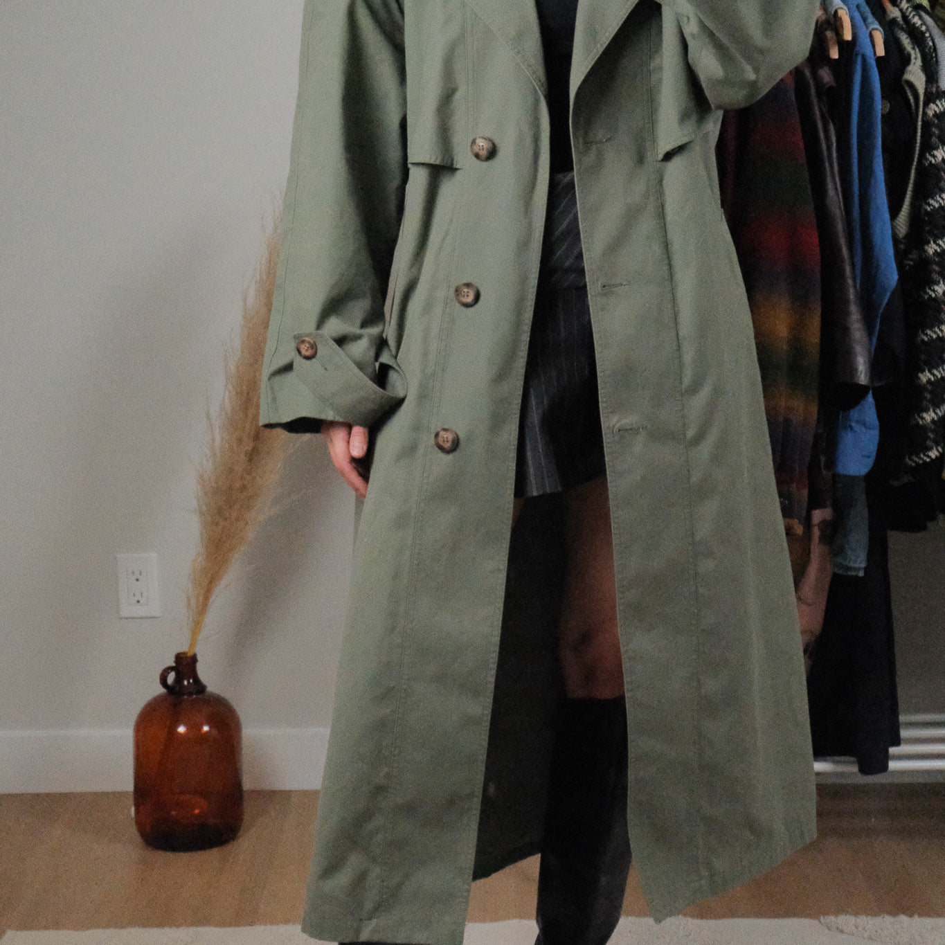 Vintage x London Fog Trench Coat (10-14)