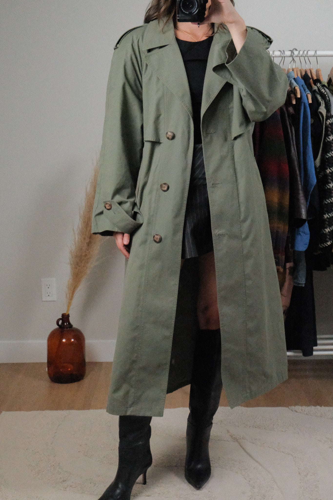 Vintage x London Fog Trench Coat (10-14)
