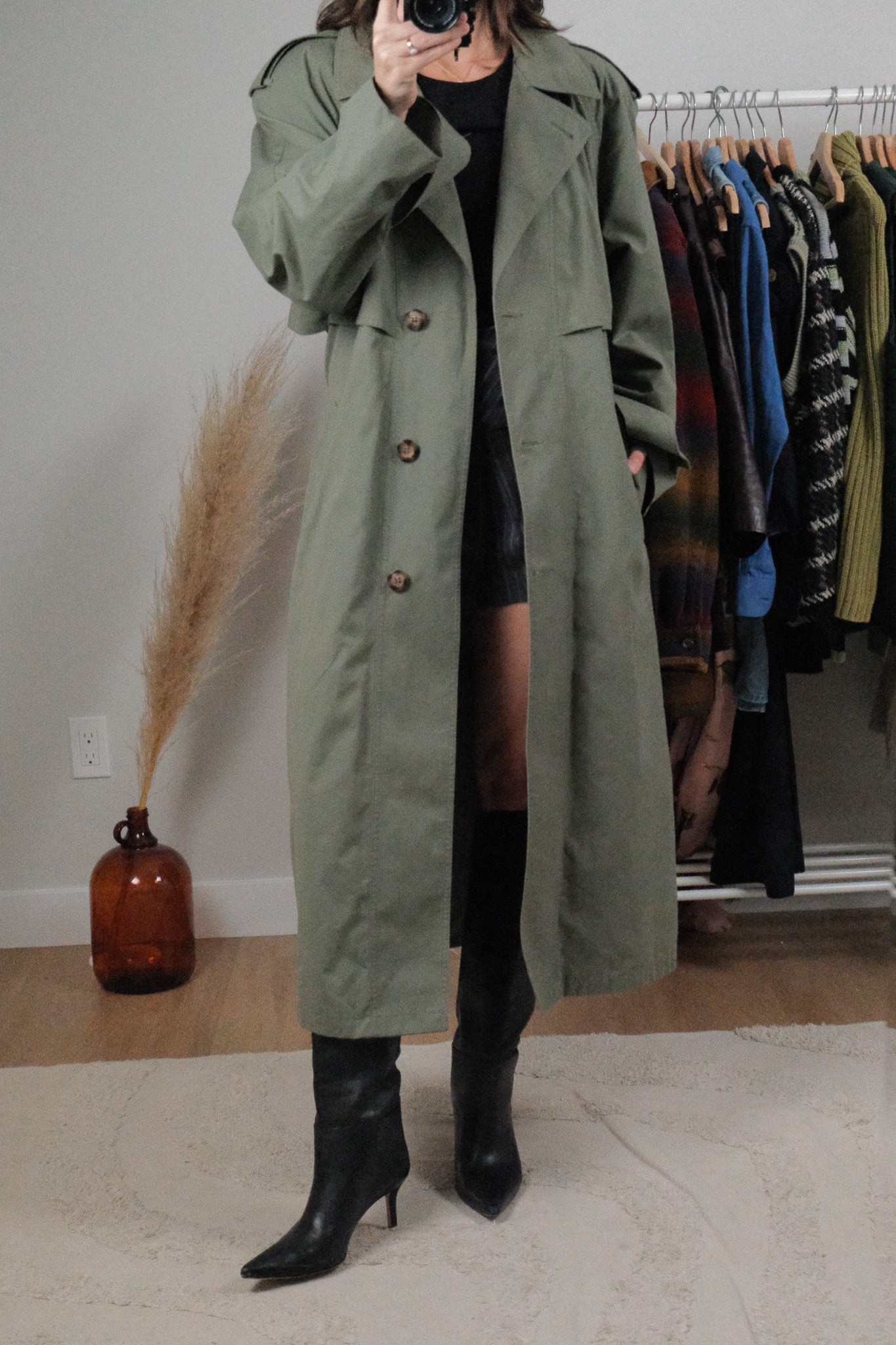 Vintage x London Fog Trench Coat (10-14)