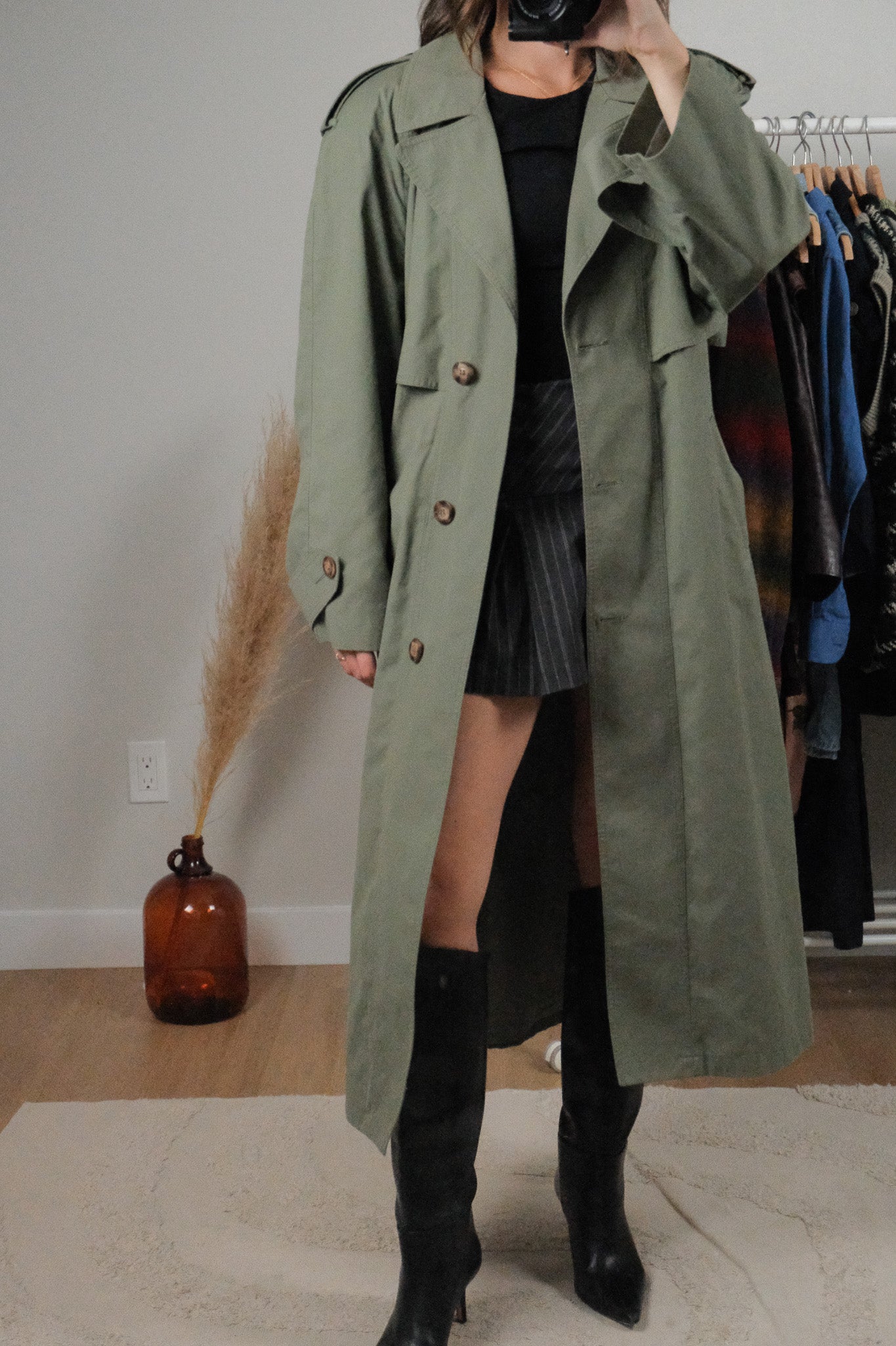Vintage x London Fog Trench Coat (10-14)