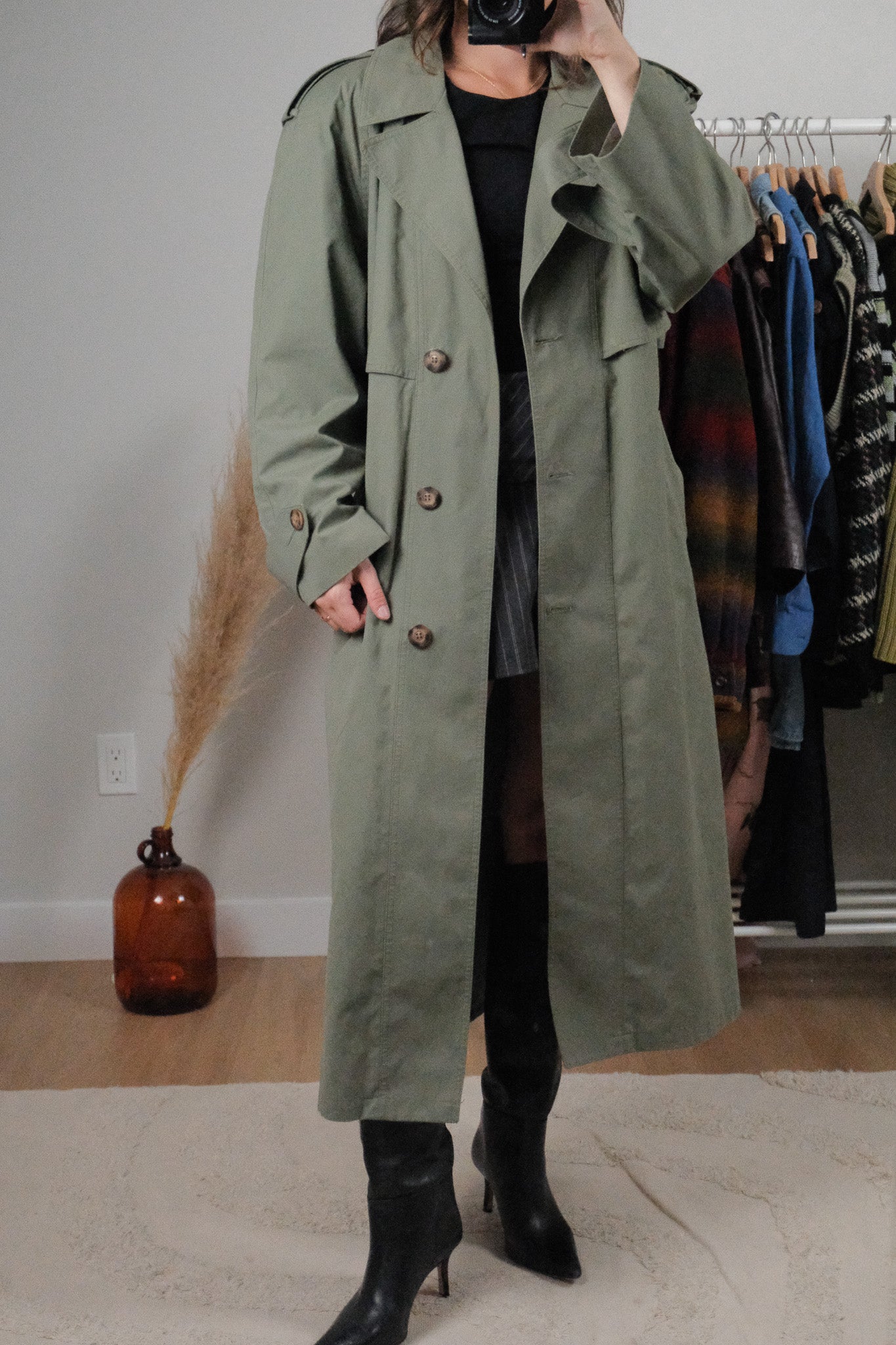 Vintage x London Fog Trench Coat (10-14)