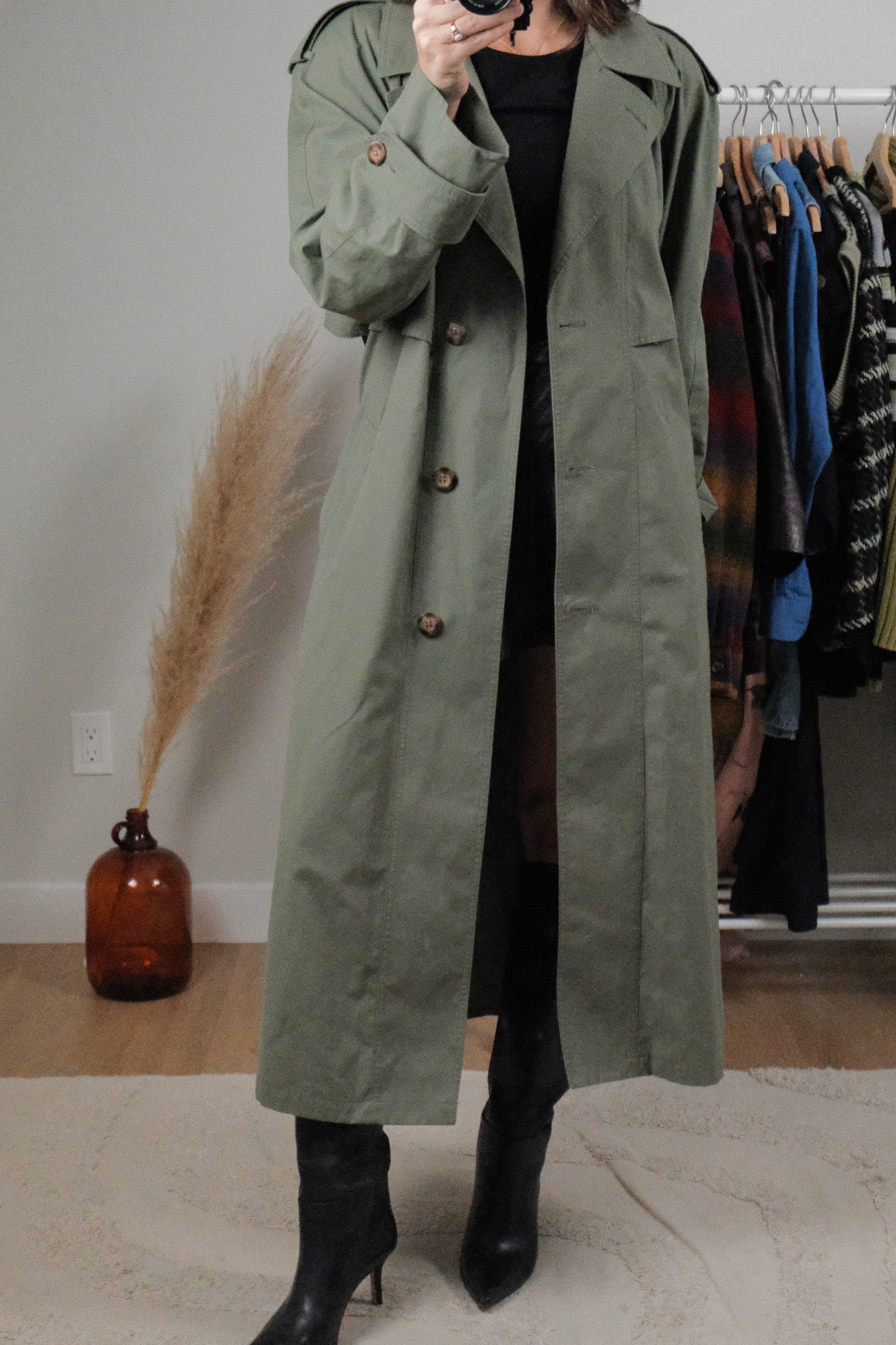 Vintage x London Fog Trench Coat (10-14)