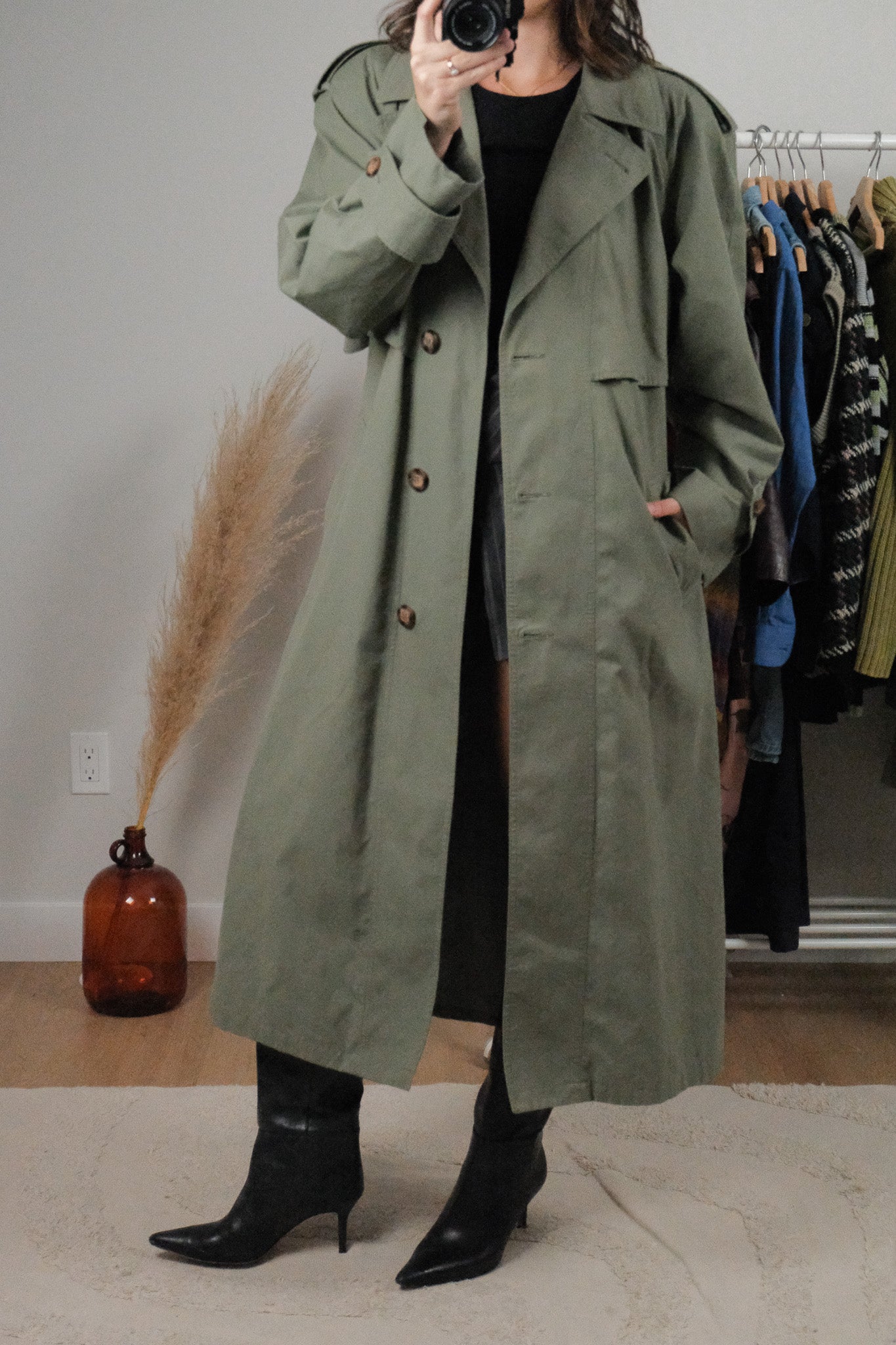 Vintage x London Fog Trench Coat (10-14)