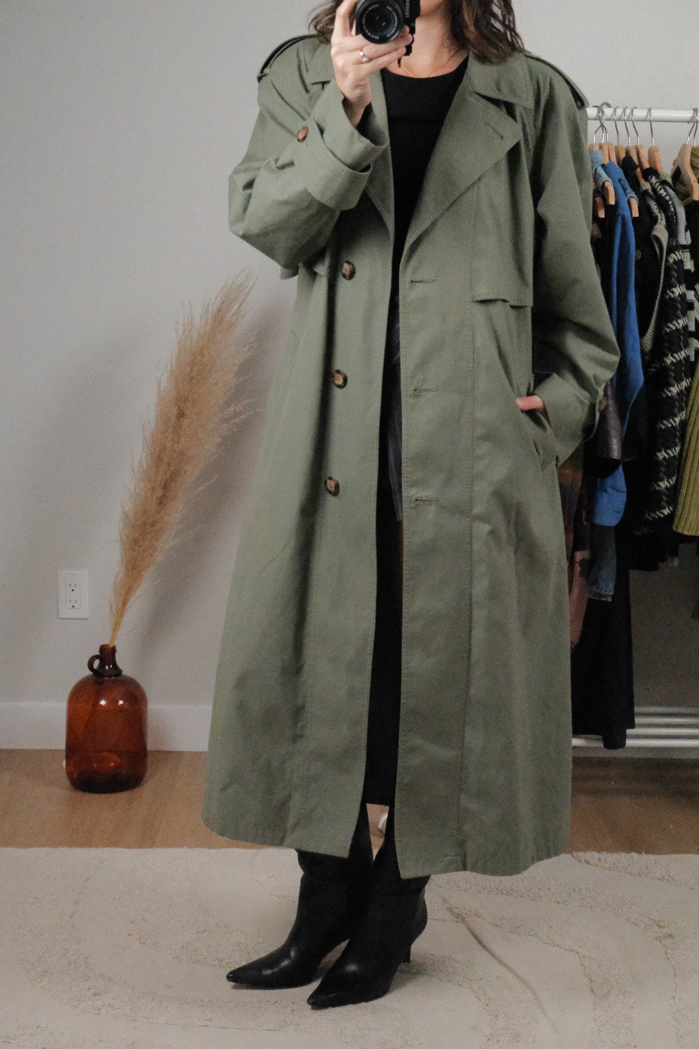 Vintage x London Fog Trench Coat (10-14)