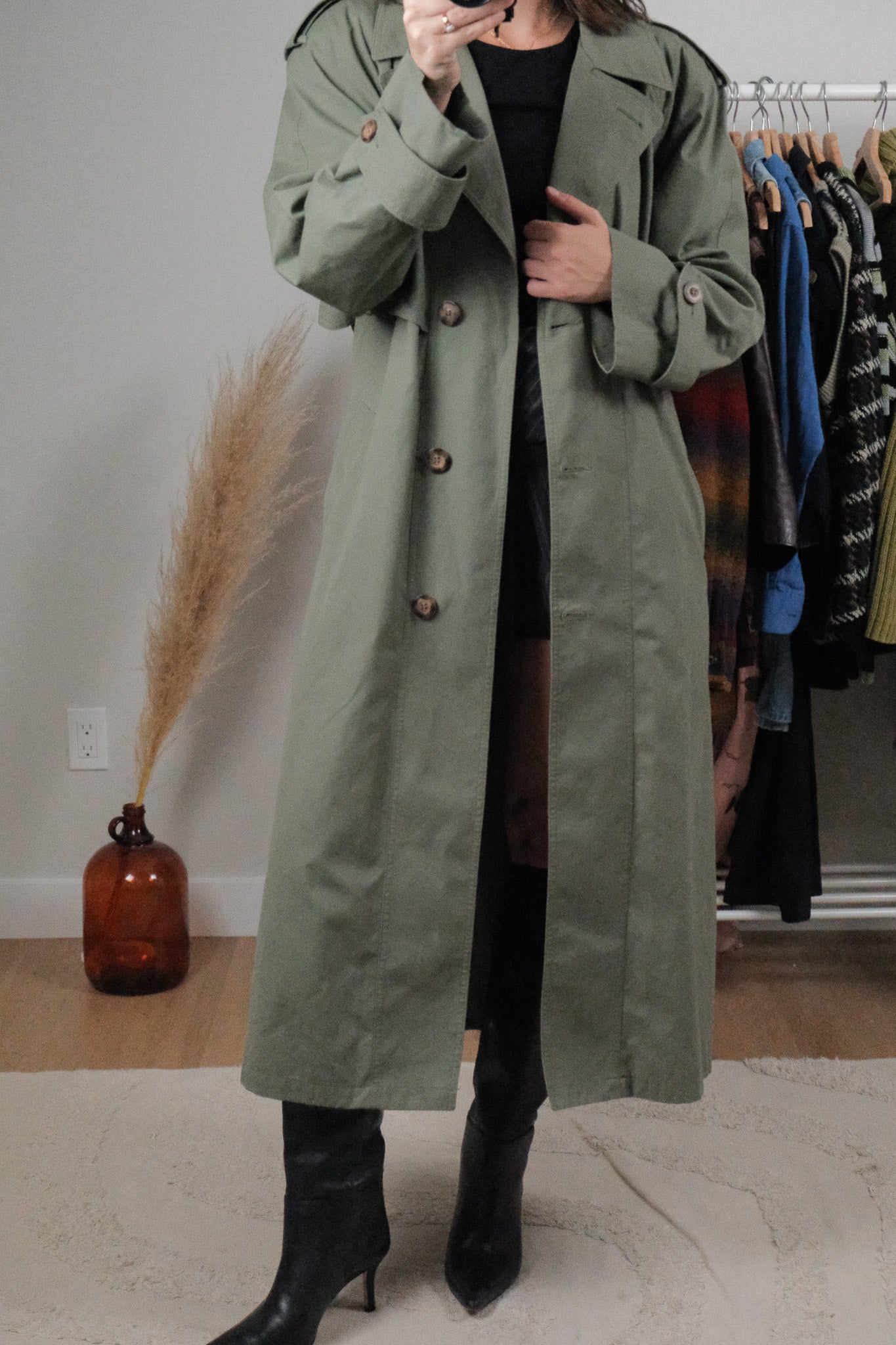 Vintage x London Fog Trench Coat (10-14)