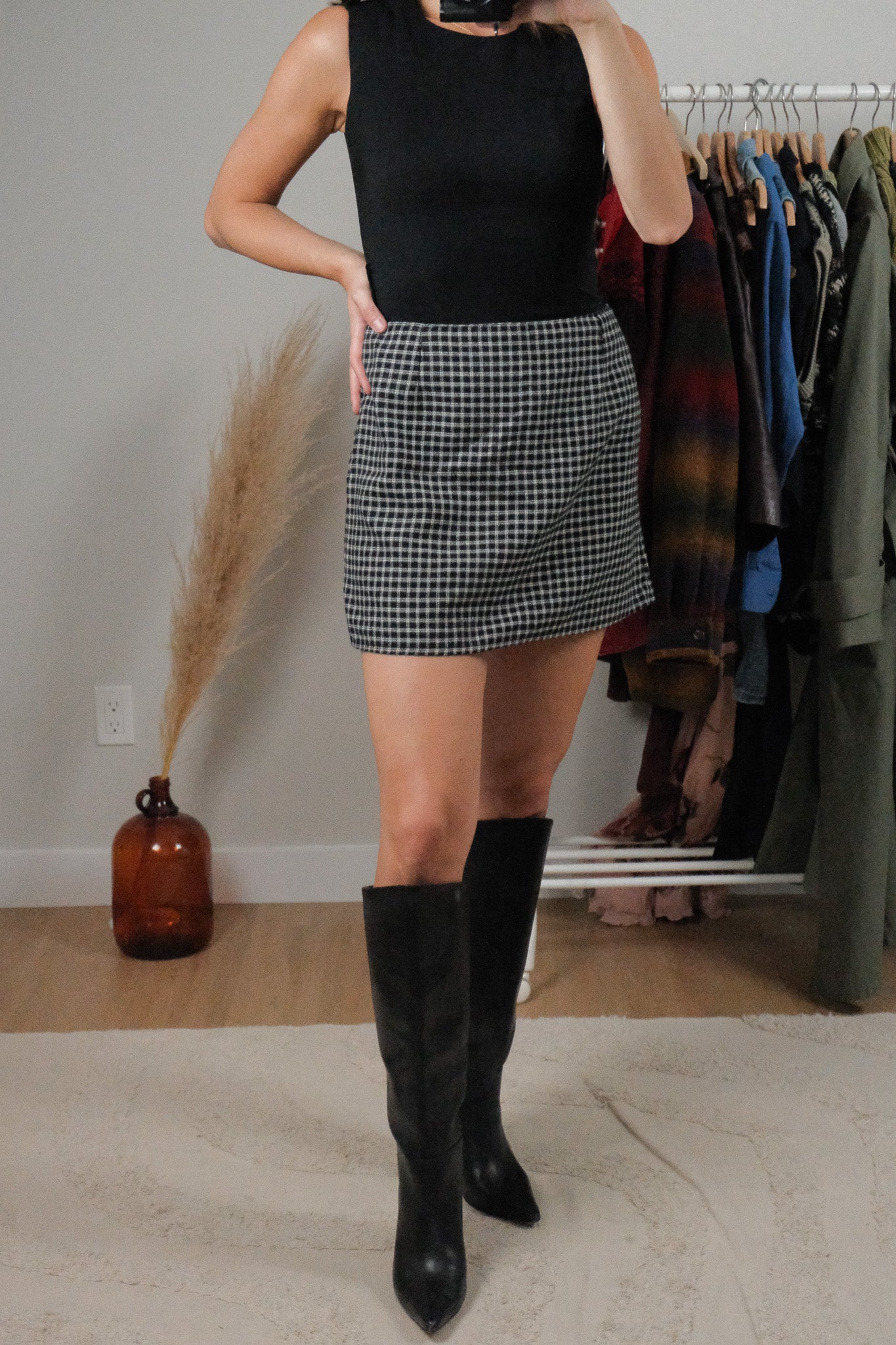 Made in Canada x Vintage x Plaid Mini Skirt (6/8)