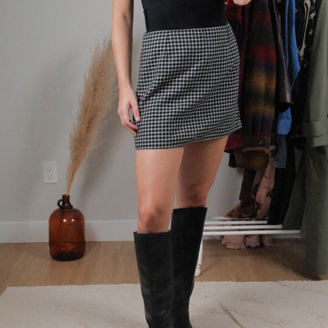 Made in Canada x Vintage x Plaid Mini Skirt (6/8)