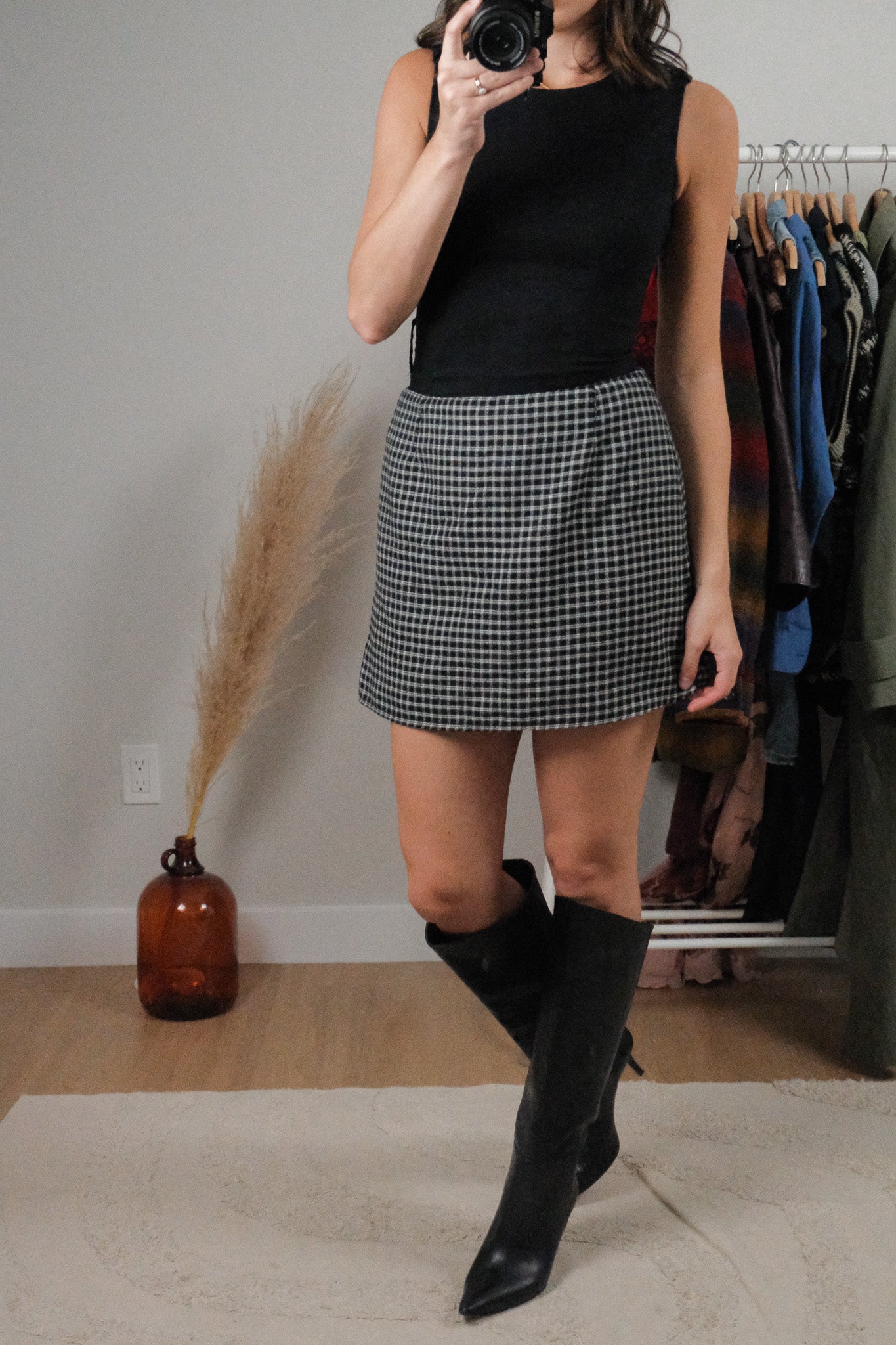 Made in Canada x Vintage x Plaid Mini Skirt (6/8)