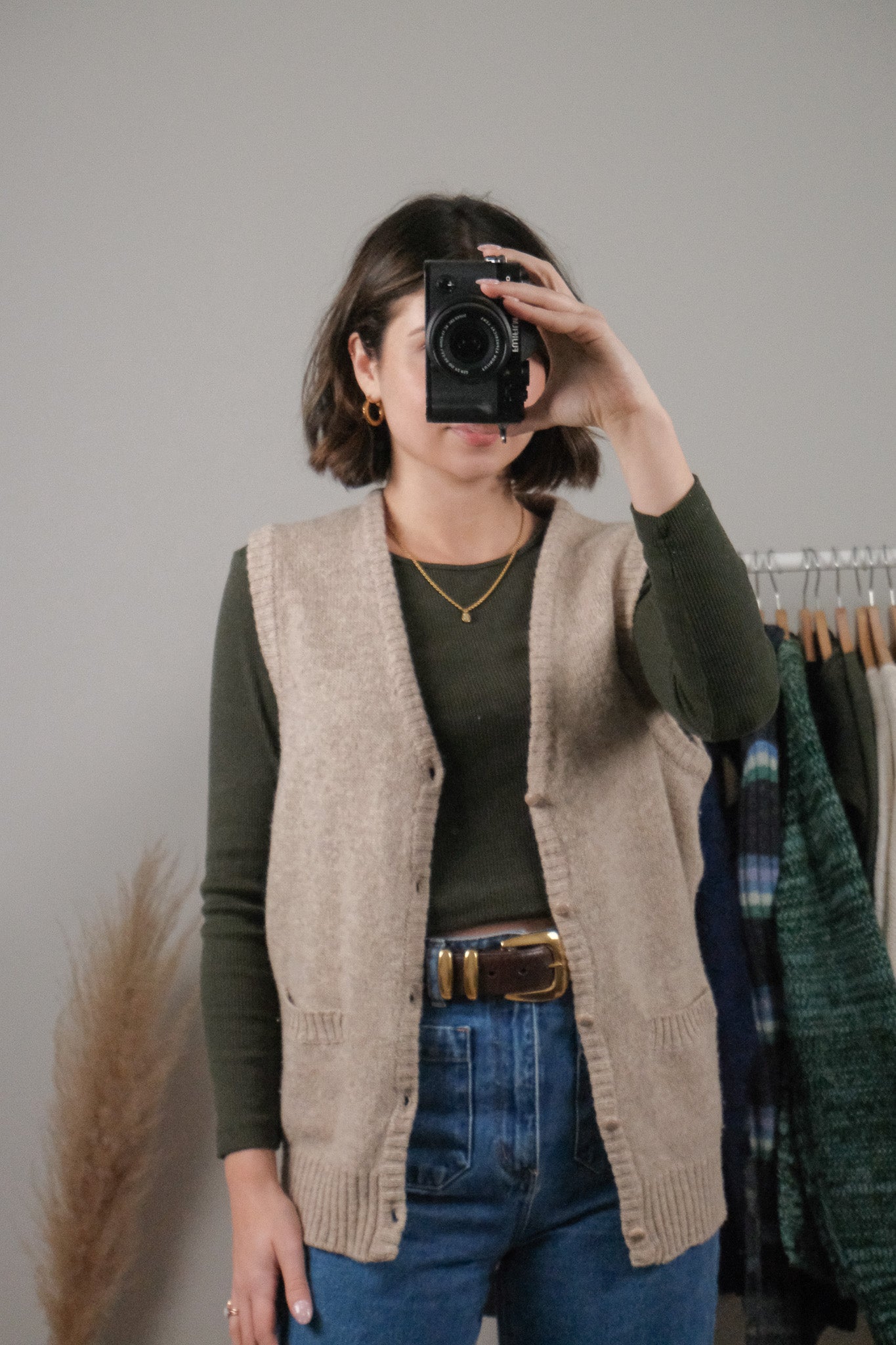 Made in Korea x Vintage x Wool Vest (L)