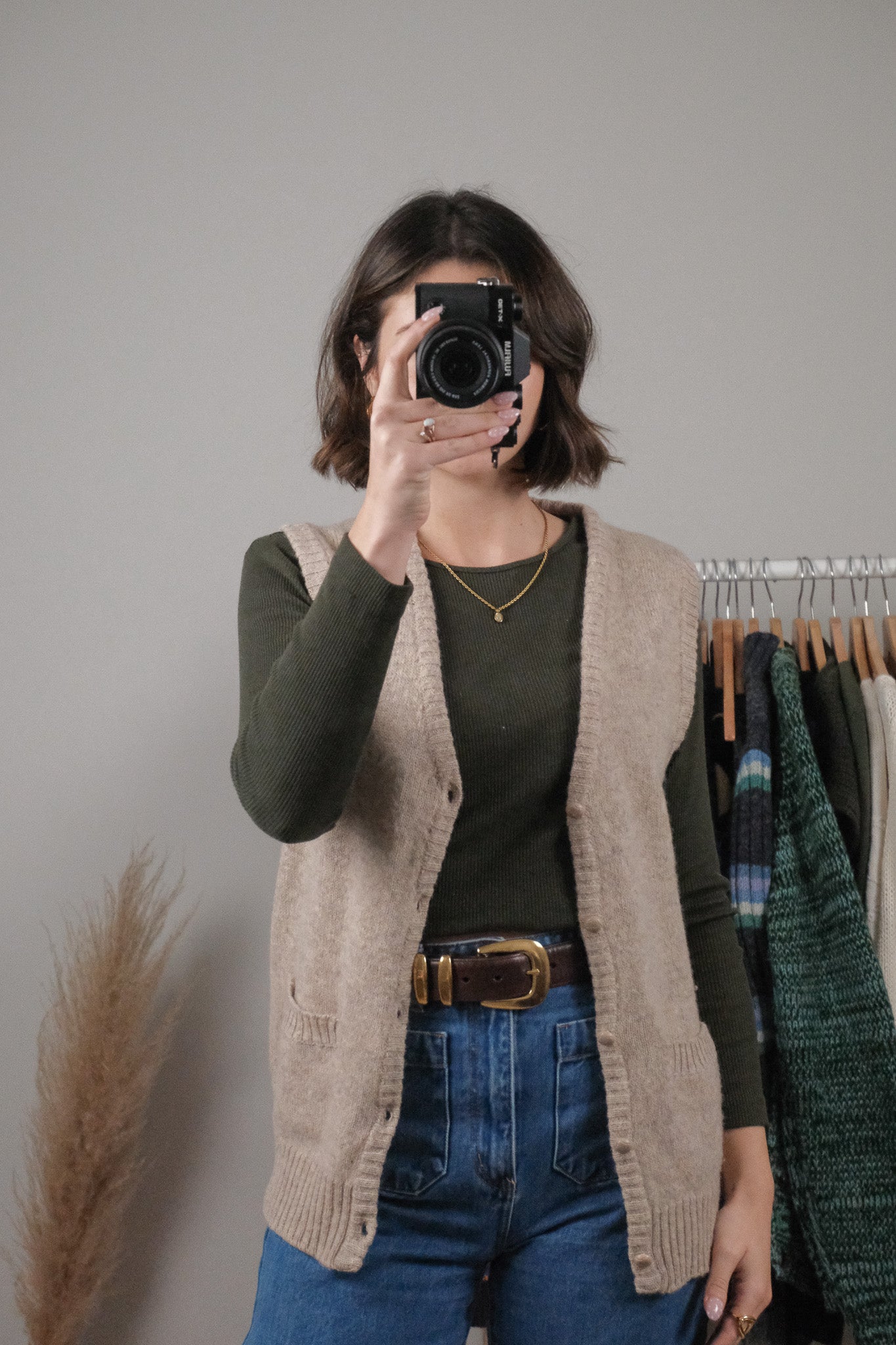 Made in Korea x Vintage x Wool Vest (L)