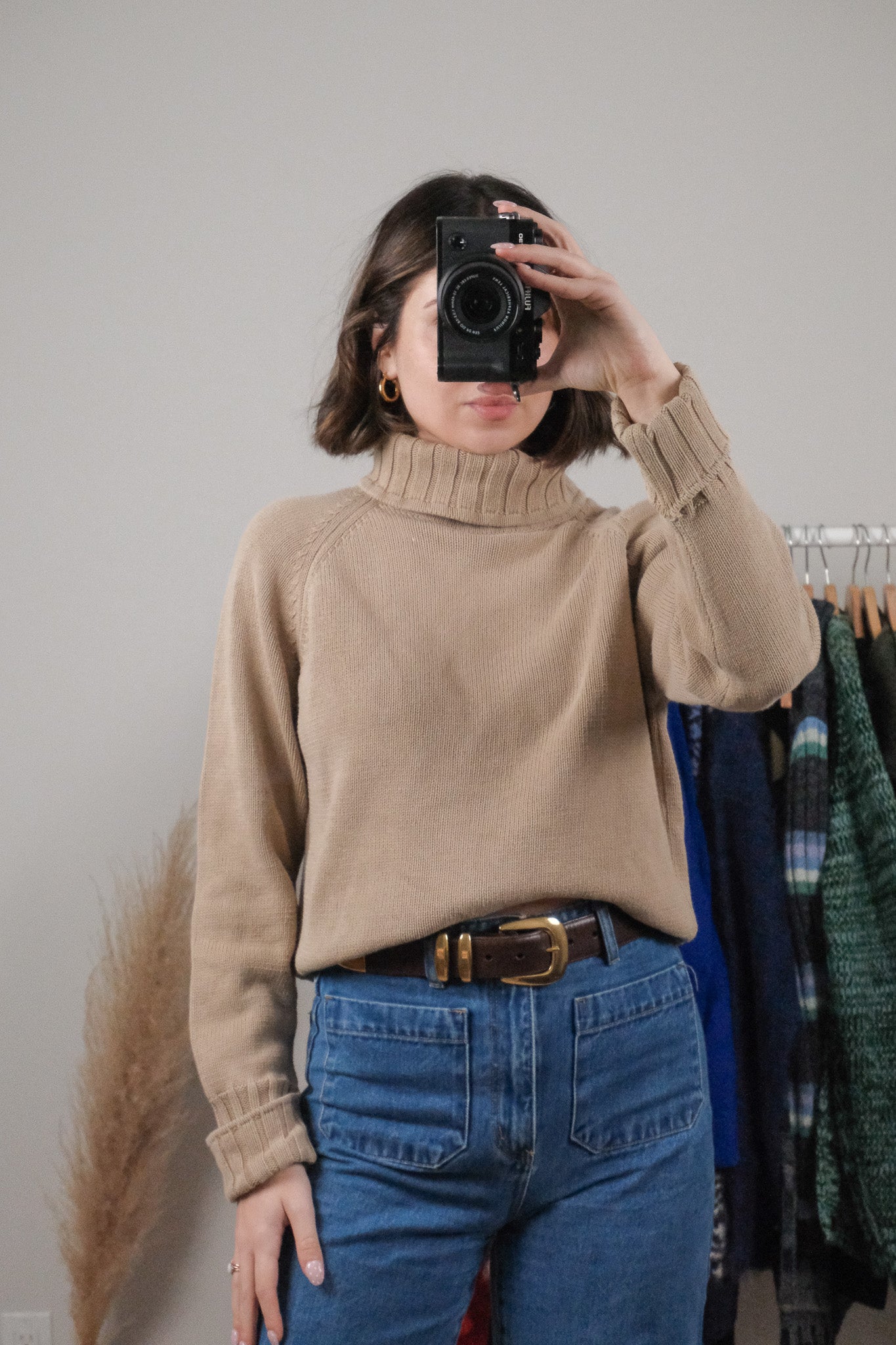 Made in Canada x Vintage x Cotton Turtleneck Knit (S)