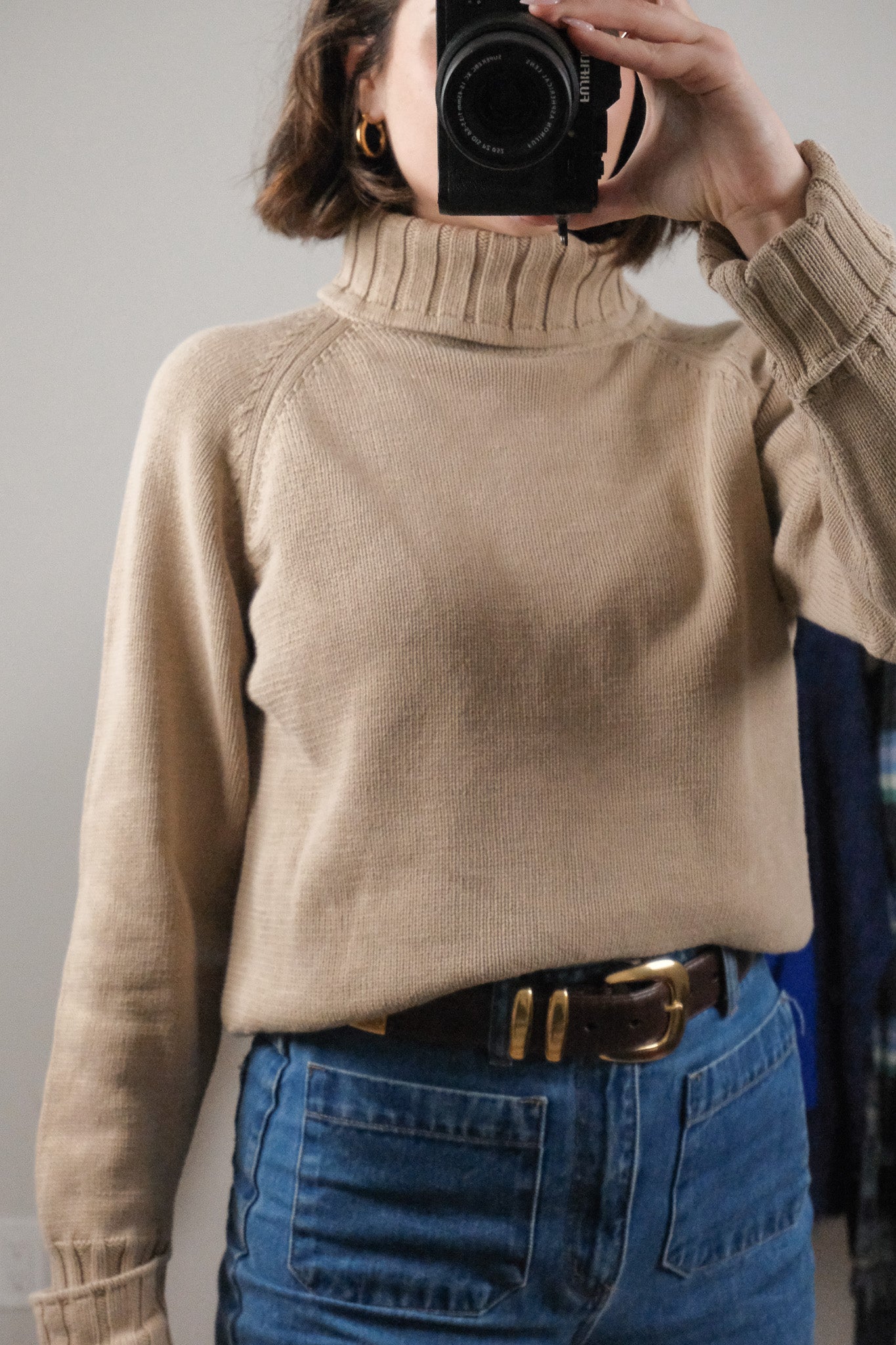 Made in Canada x Vintage x Cotton Turtleneck Knit (S)