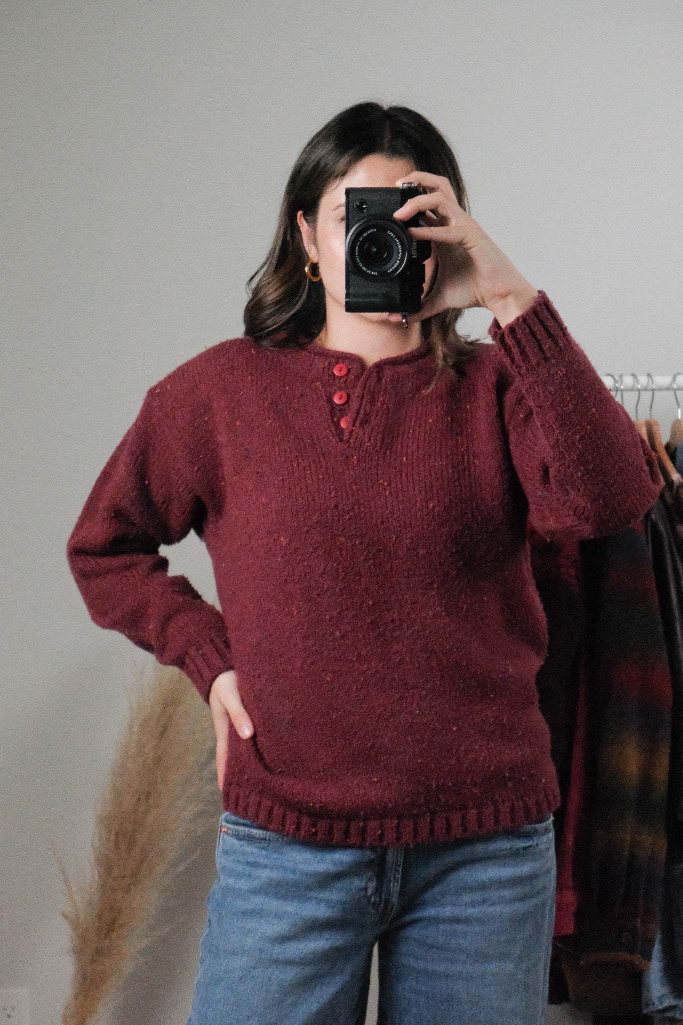 Vintage x Heathered Sweater (M)