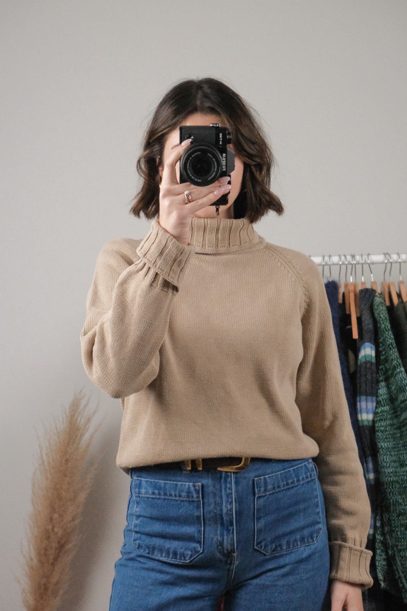 Made in Canada x Vintage x Cotton Turtleneck Knit (S)