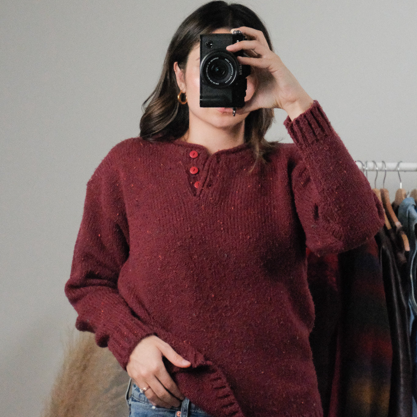 Vintage x Heathered Sweater (M)