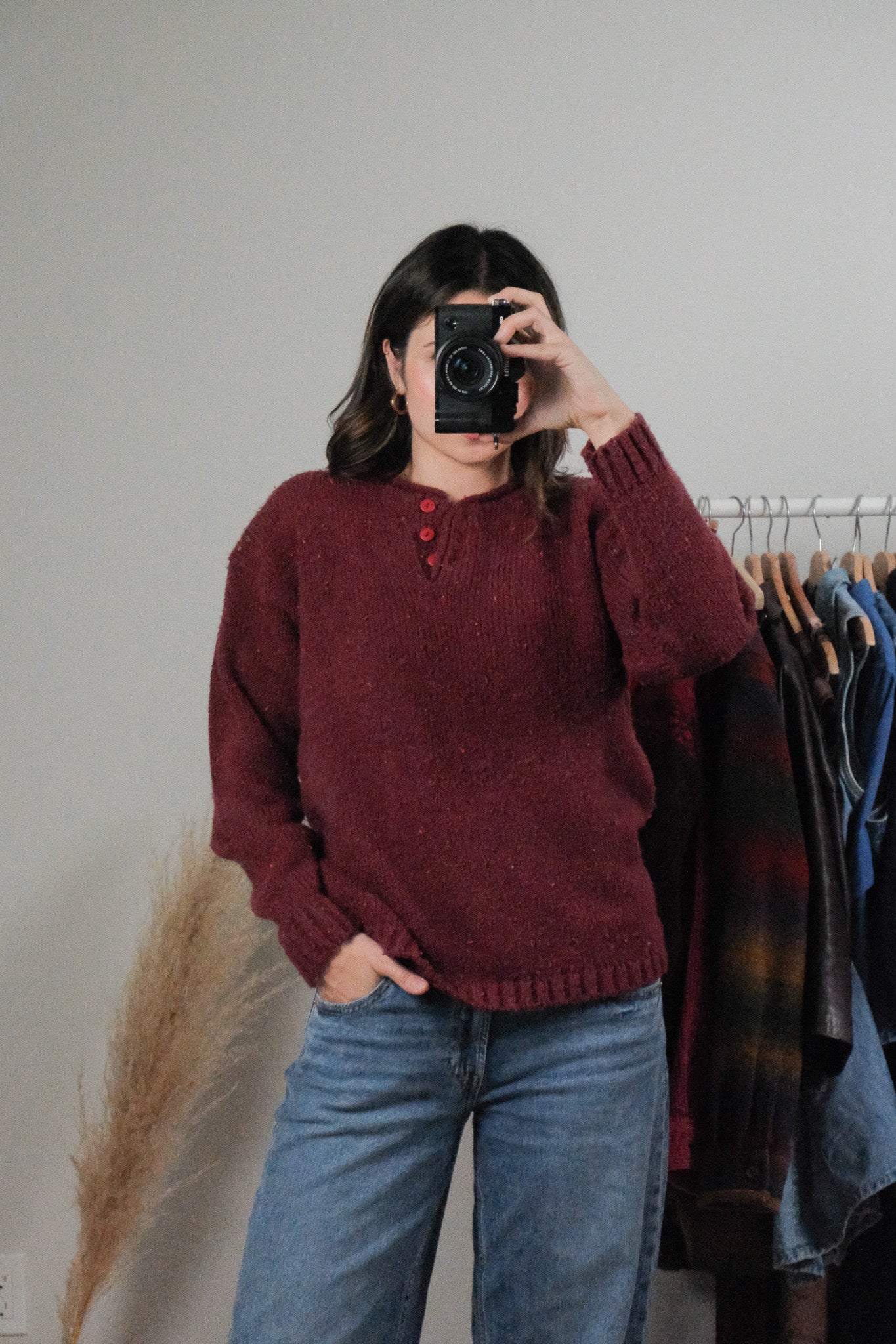Vintage x Heathered Sweater (M)