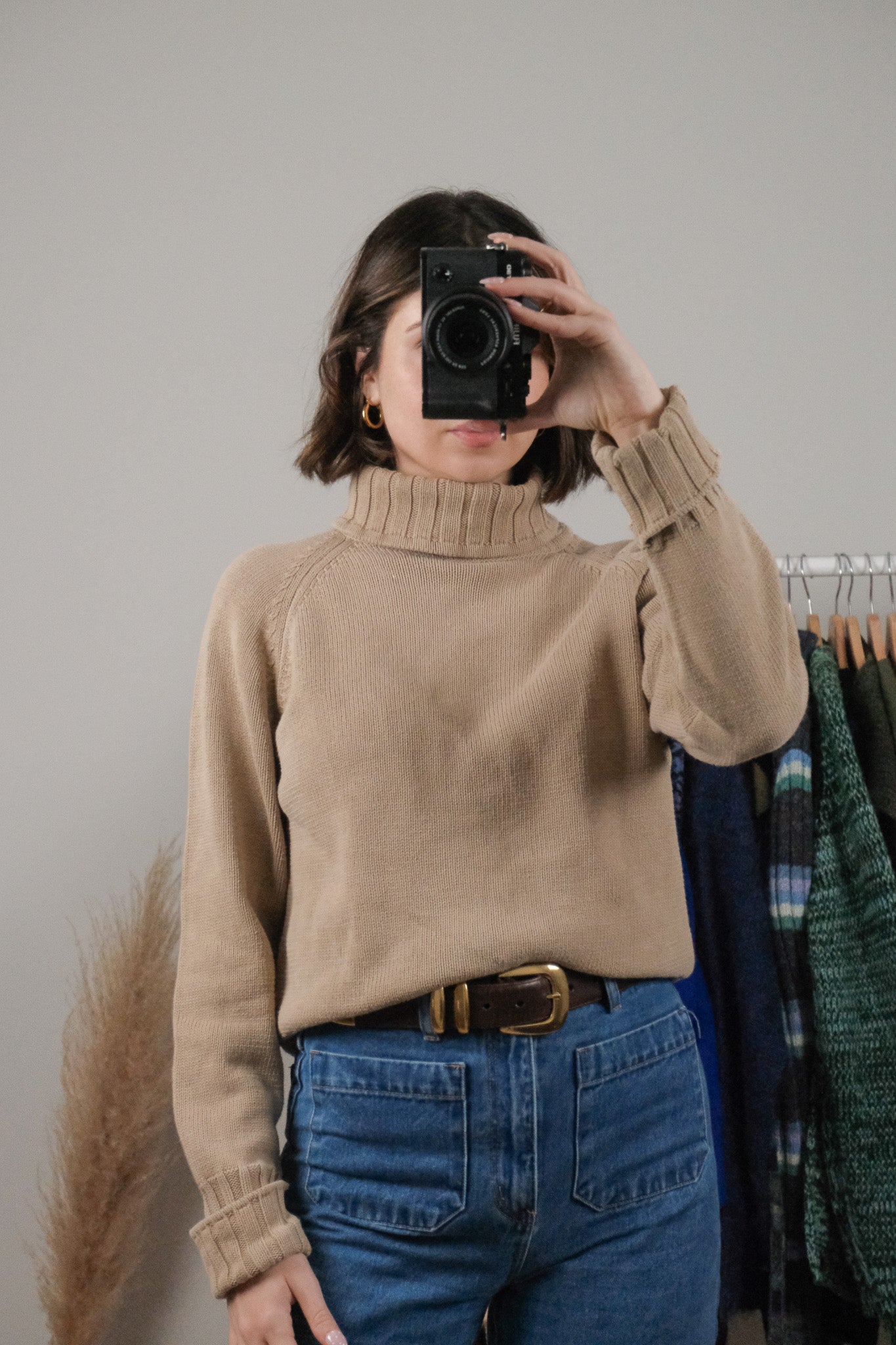 Made in Canada x Vintage x Cotton Turtleneck Knit (S)