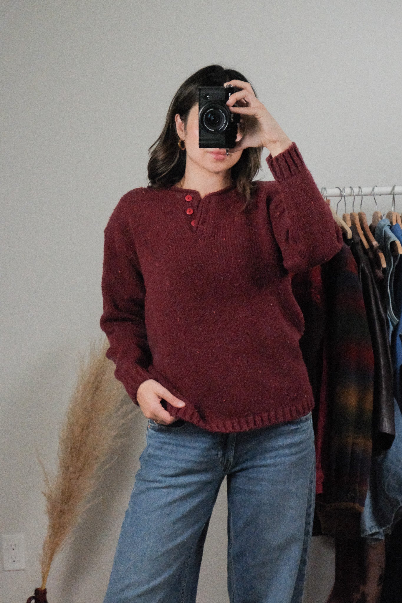 Vintage x Heathered Sweater (M)