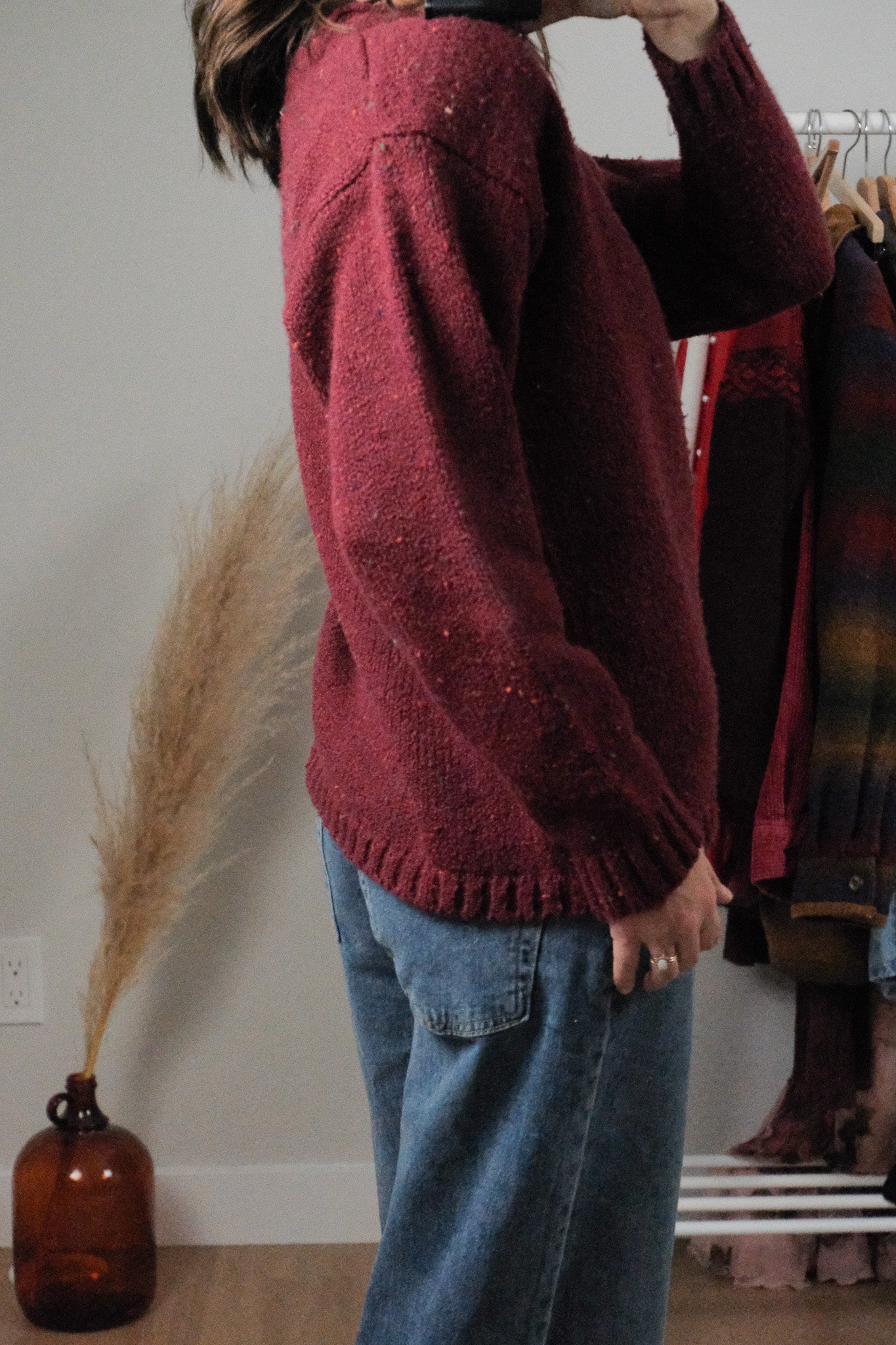 Vintage x Heathered Sweater (M)