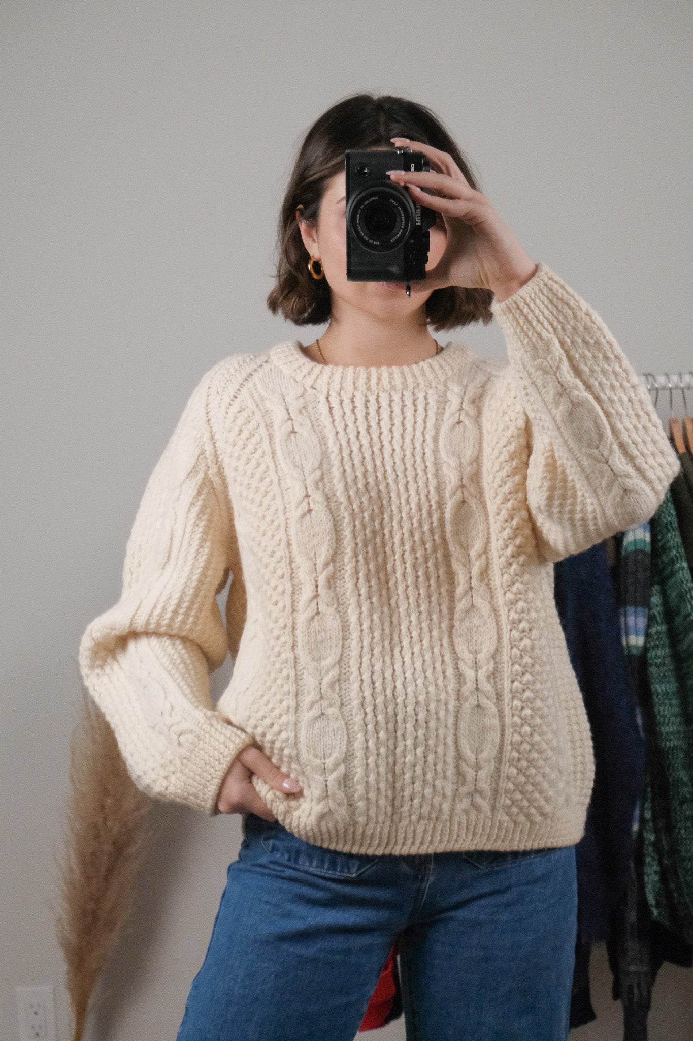 Vintage x Handknit Wool Fisherman Chunky Sweater (S-L)