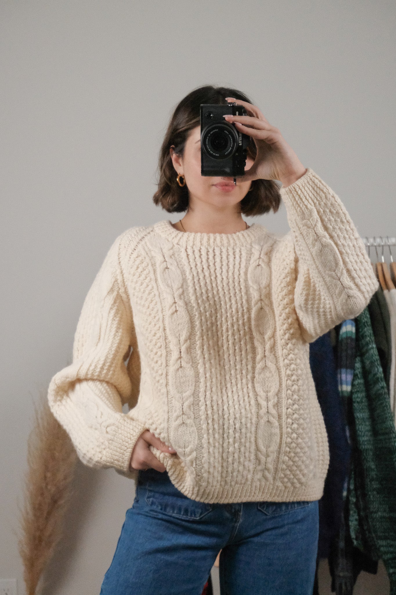 Vintage x Handknit Wool Fisherman Chunky Sweater (S-L)
